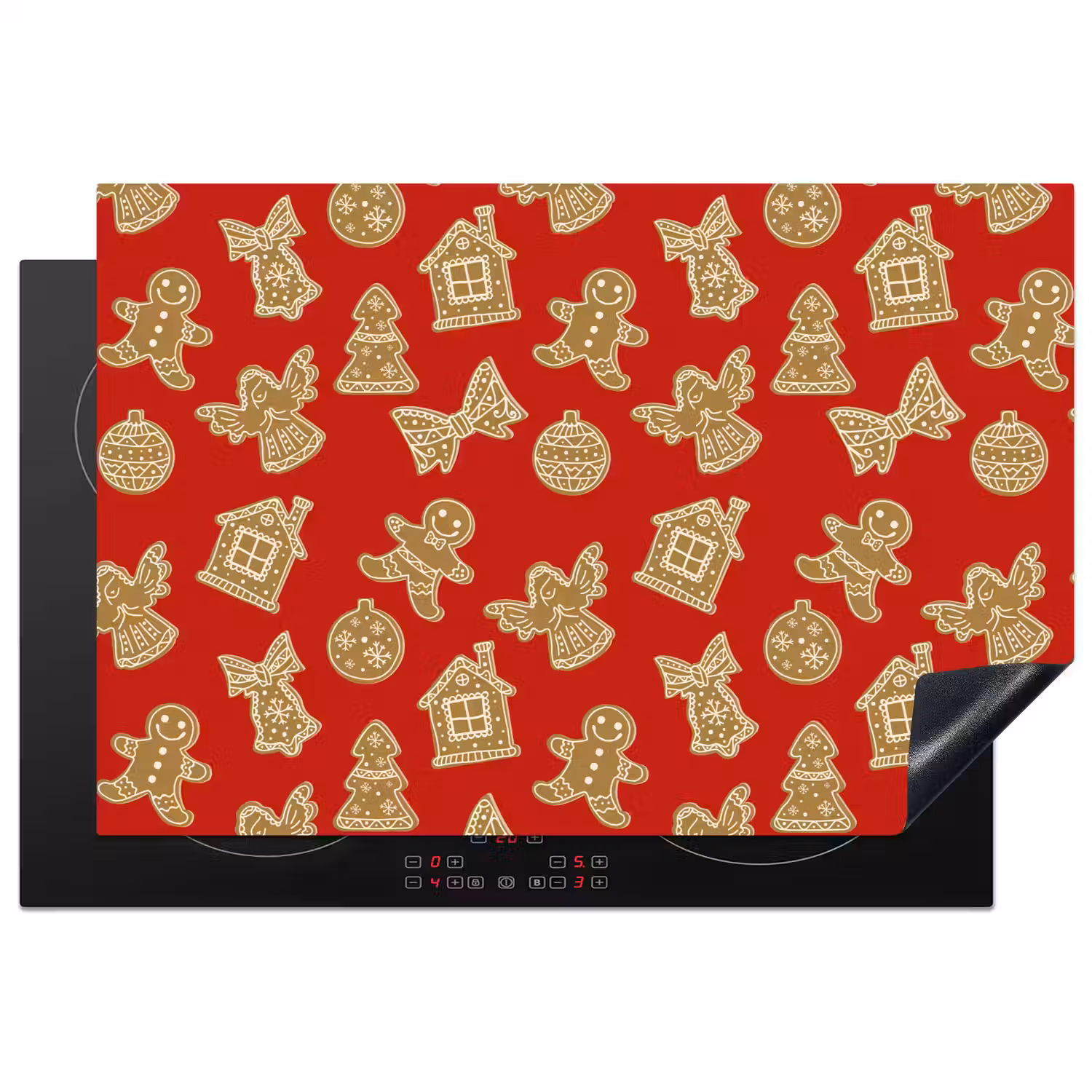 Illustratie - Koekjes - Rood Inductie beschermer vinyl 3mm klein 276 -3d