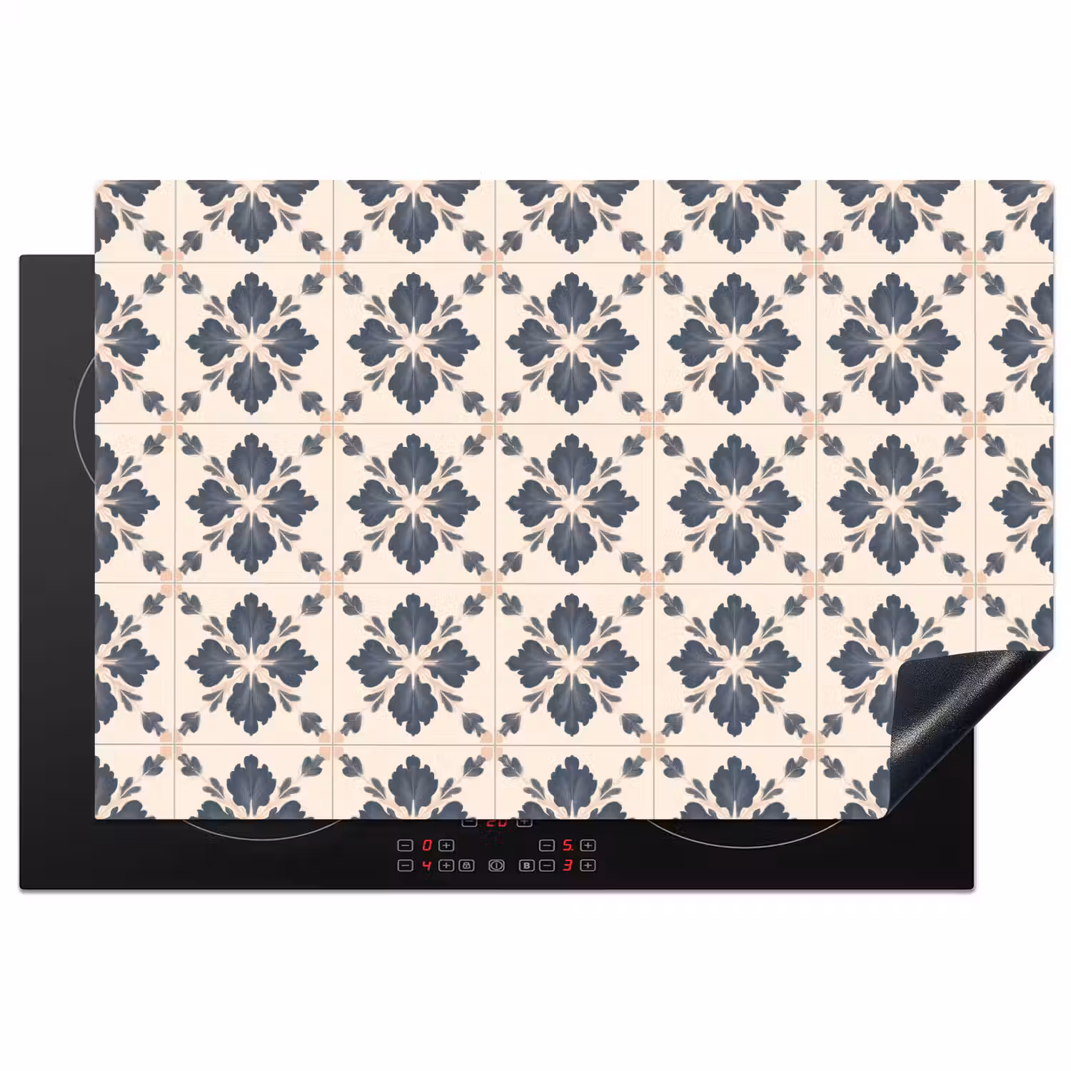 Bladvorm - Klassiek - Kleurrijk Inductie beschermer vinyl 3mm klein 276 -3d