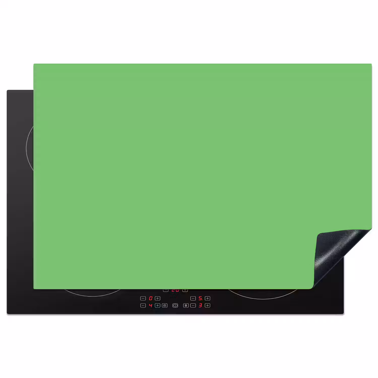 Meadow - Green - Groen Inductie beschermer vinyl 3mm klein 276 -3d