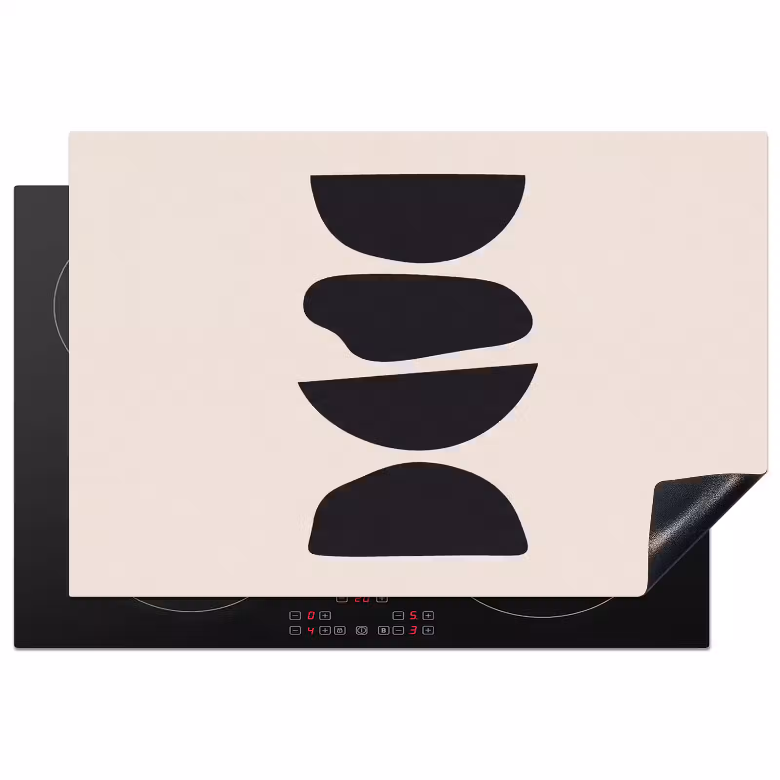 Induction Hob Cover - Shapes - Abstract - Modern - Vormen - Abstract - Modern Inductie beschermer vinyl 3mm klein