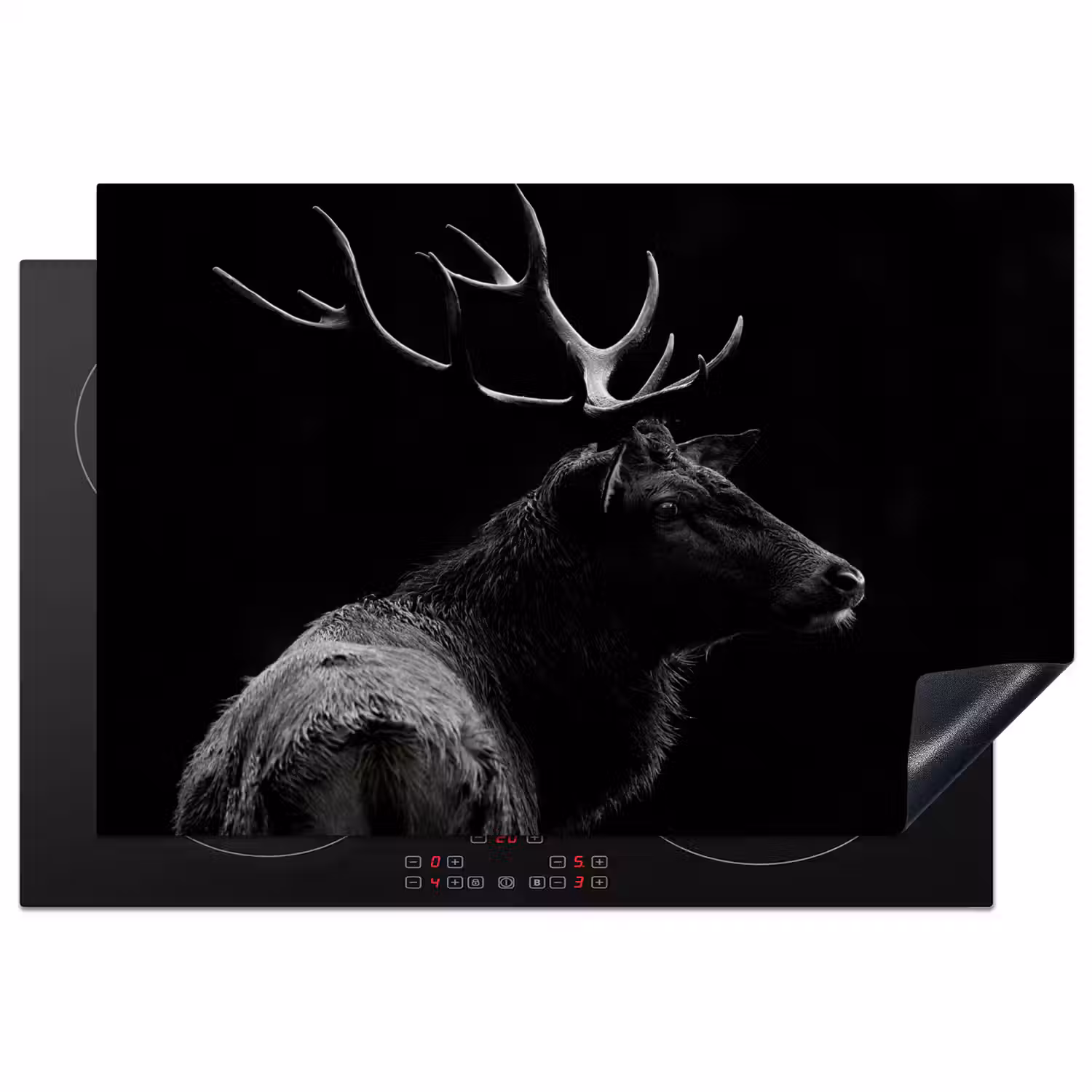 Silhouet van de Wildernis Inductie beschermer vinyl 3mm klein -3d