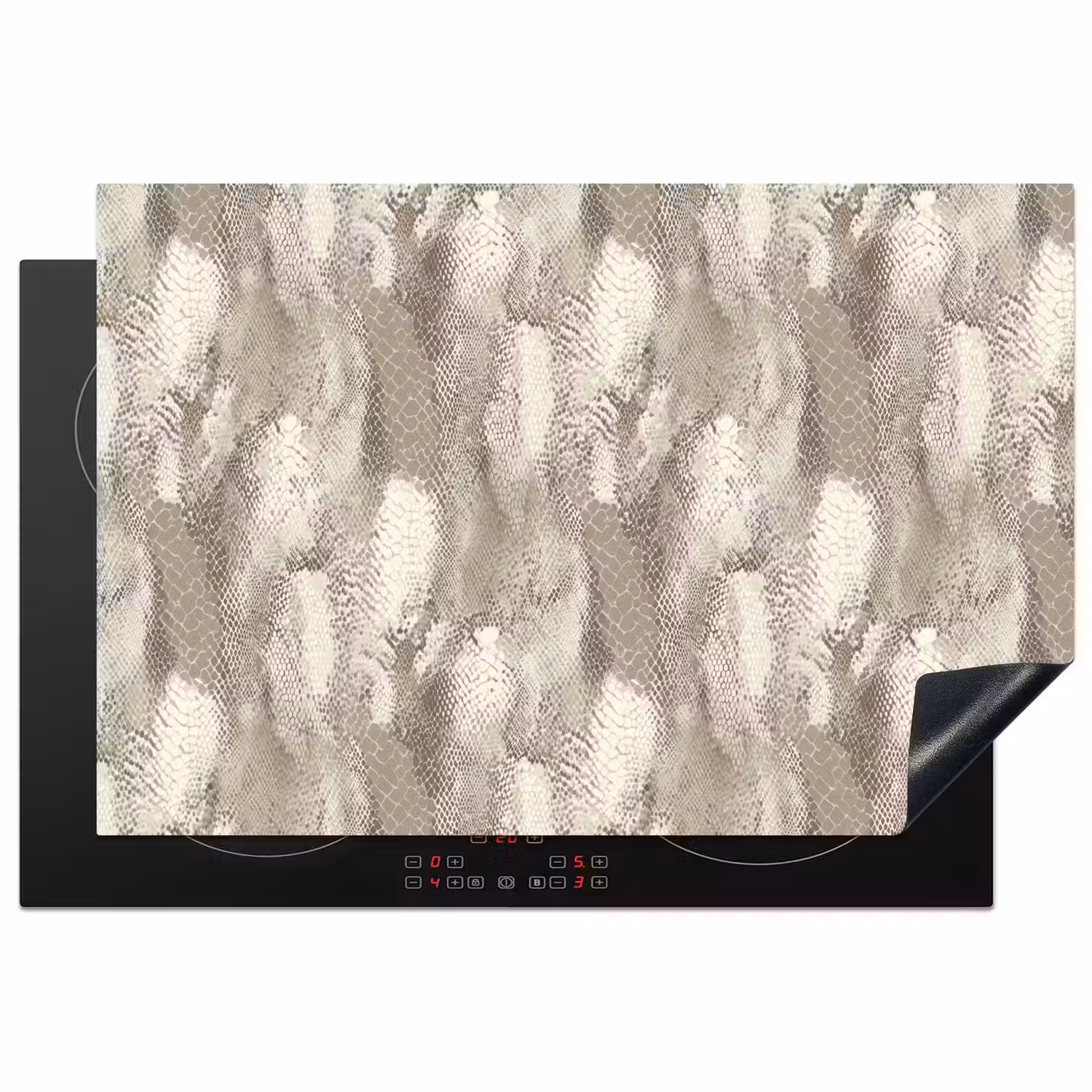 Slang - Textuur - Zand Inductie beschermer vinyl 3mm klein 276 -3d