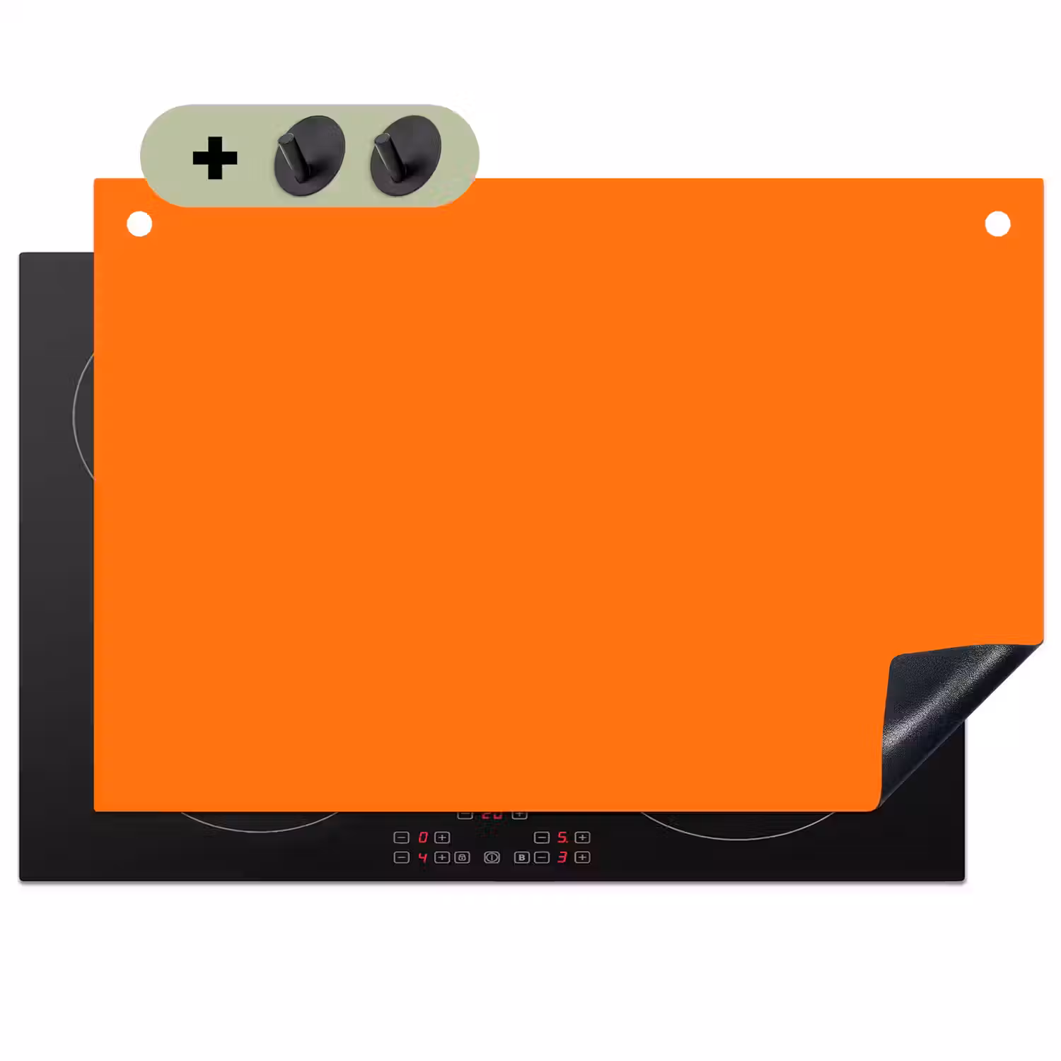 Spiced - Pumpkin - Oranje Inductie beschemer met haakjes klein 777 -3d