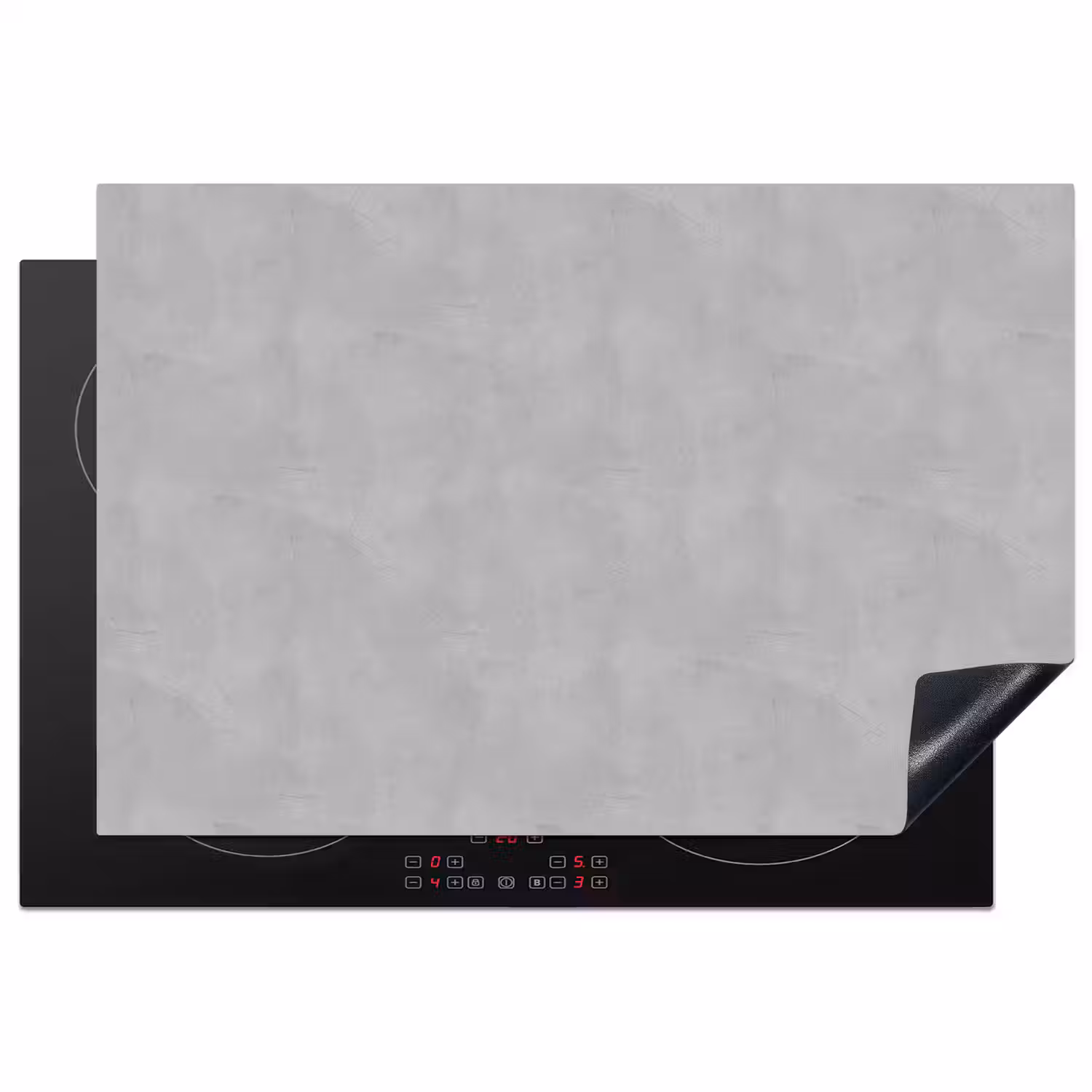 Steen - Patronen - Beton Inductie beschermer vinyl 3mm klein 276 -3d