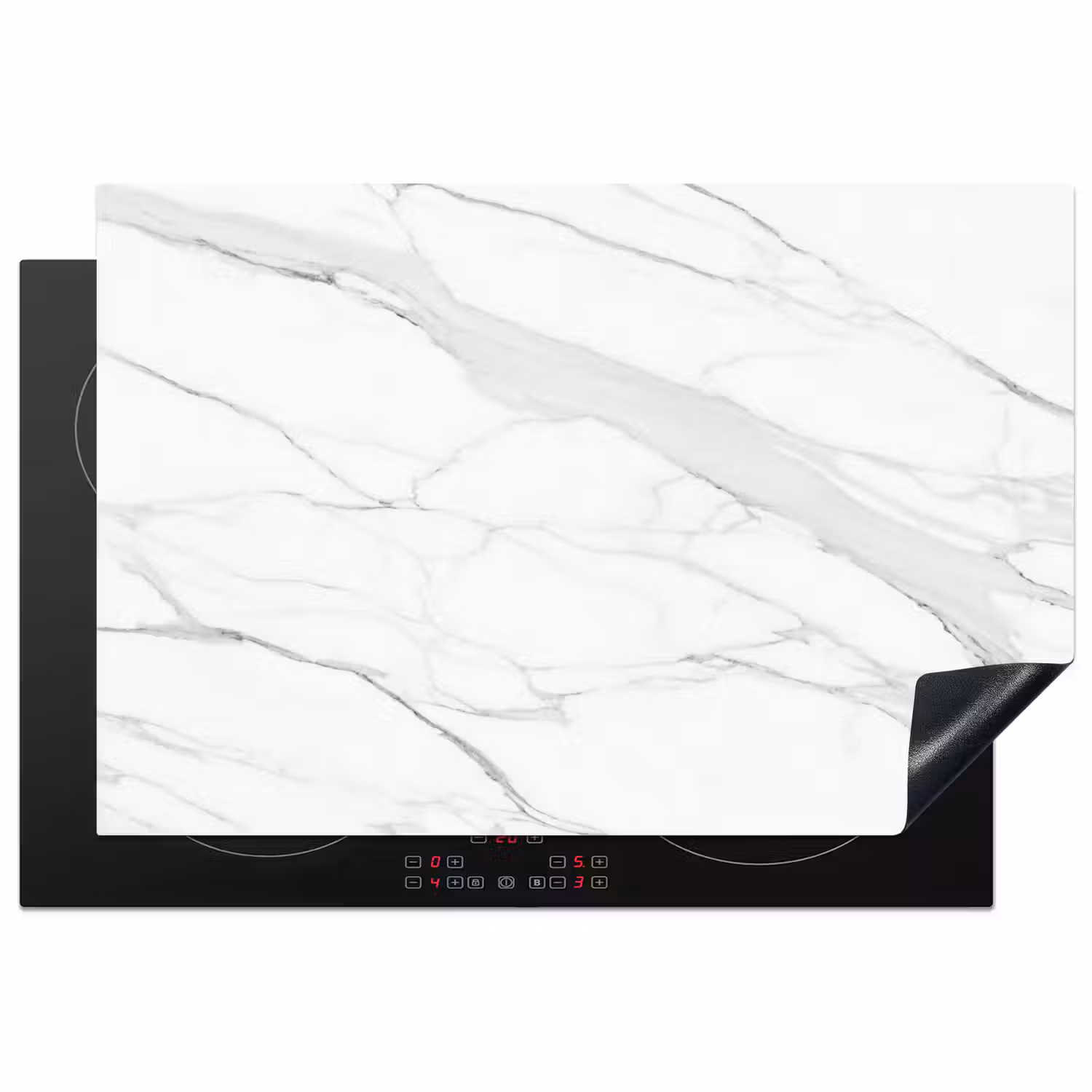 Sublieme Marmeren Aders Inductie beschermer vinyl 3mm klein -3d