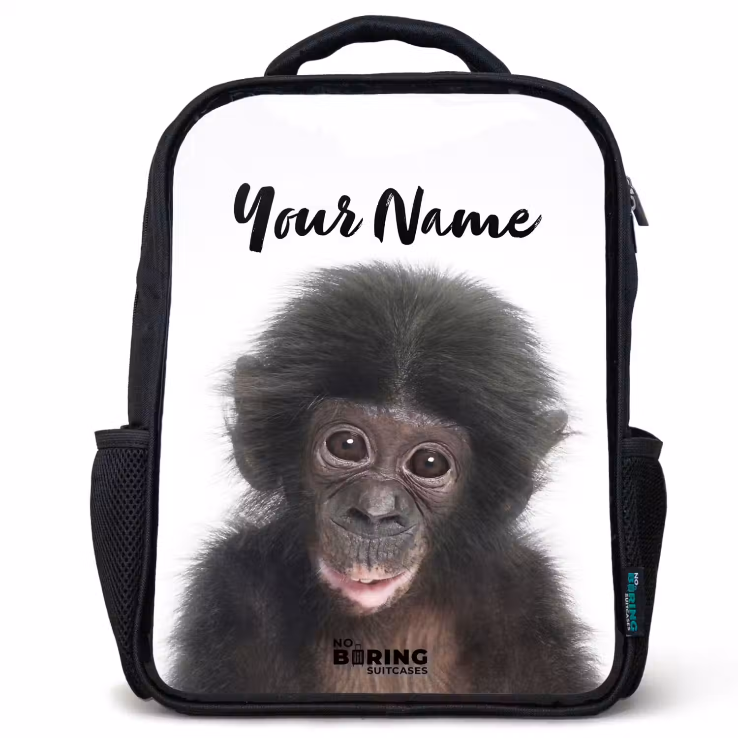 Charlie Chimp Rugzak - Zwart middel -3d