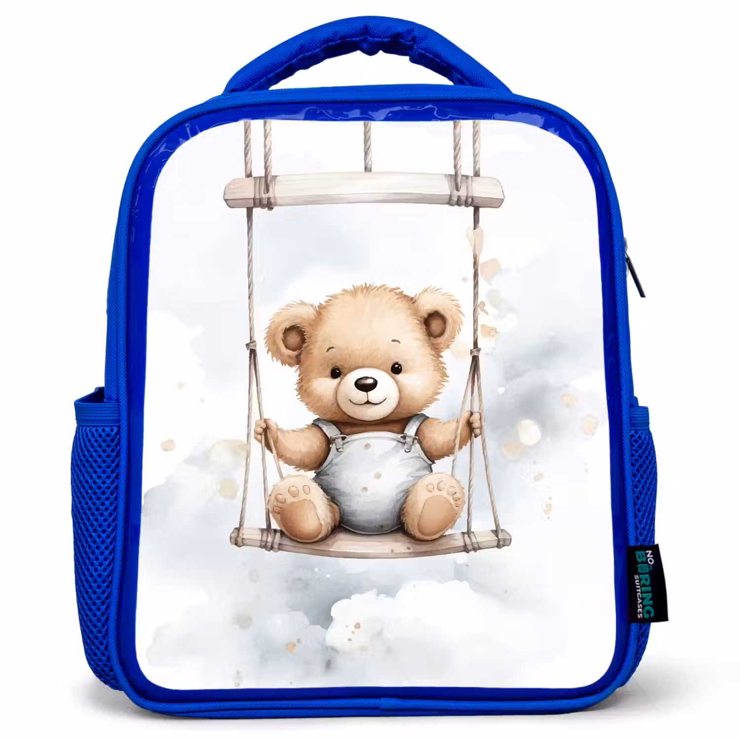 Beer - Baby - Dier - Kinderen Kinderrugzak - Blauw middel -3d