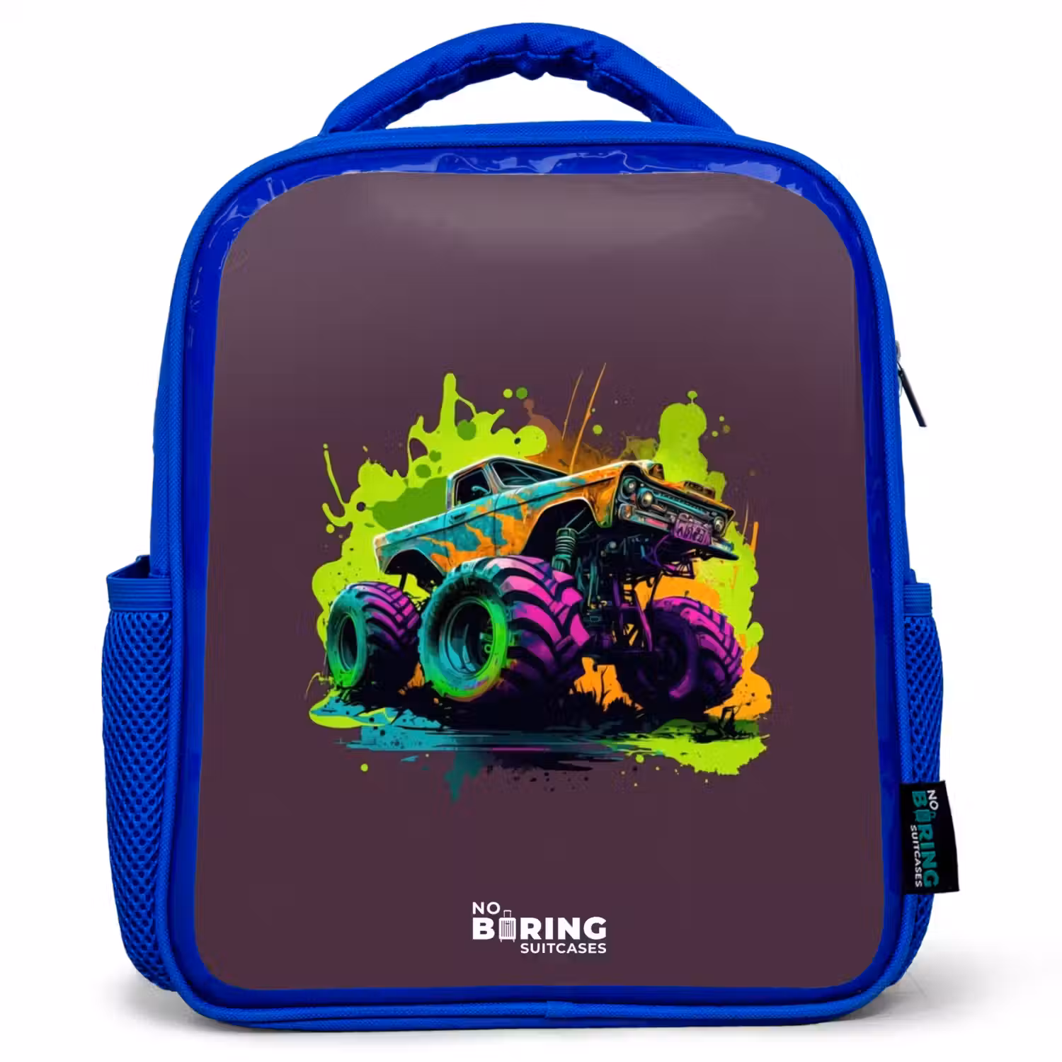 Neon Wheels Kinderrugzak - Blauw middel -3d