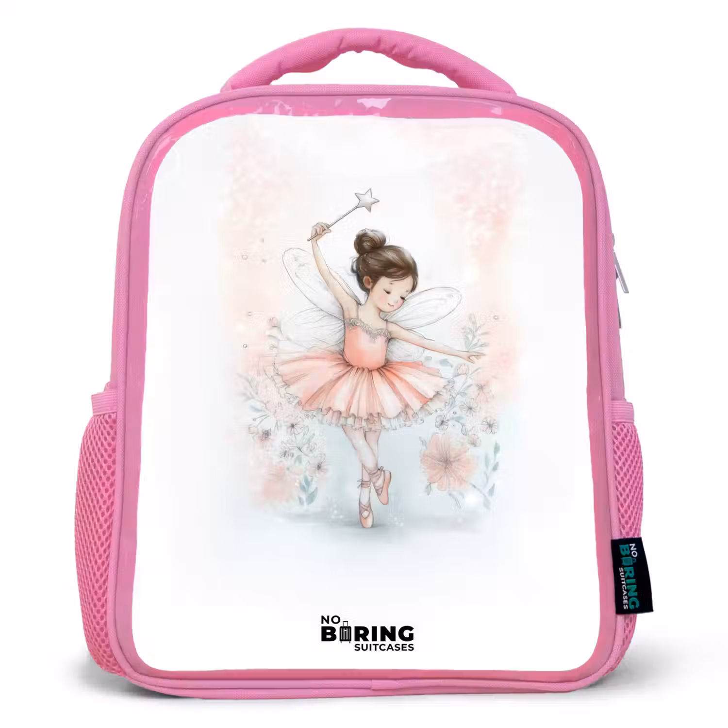 Ballerina - Elf - Fee Kinderrugzak - Roze middel -3d