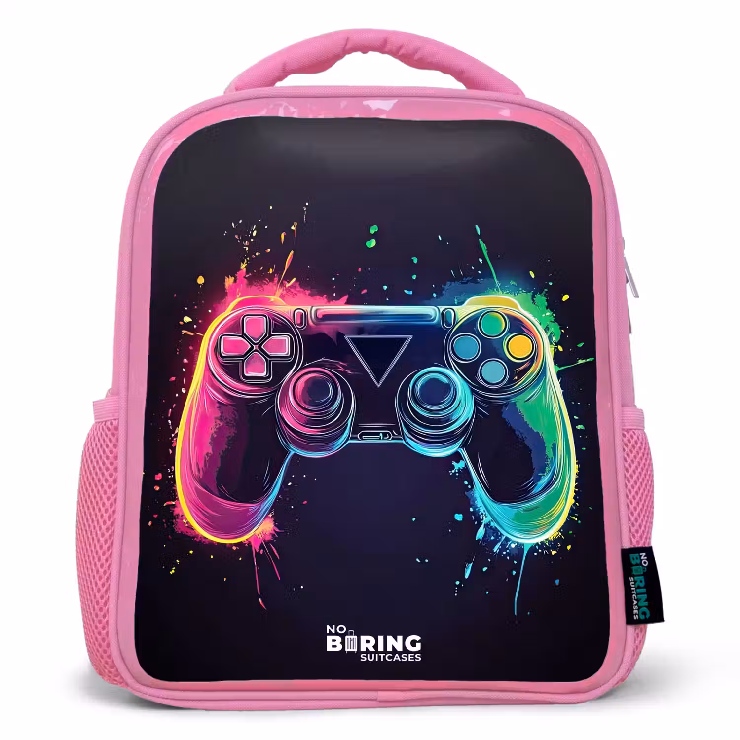 Game - Controller - Kleurrijk Kinderrugzak - Roze middel -3d
