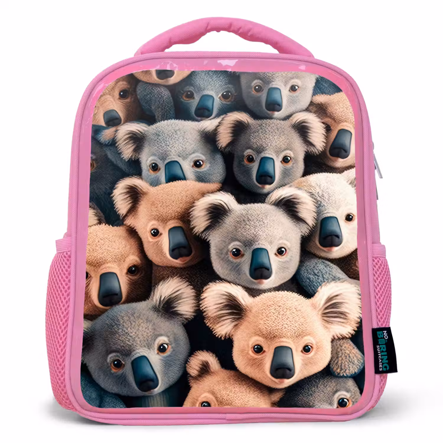 Koala Kapriolen Kinderrugzak - Roze middel -3d