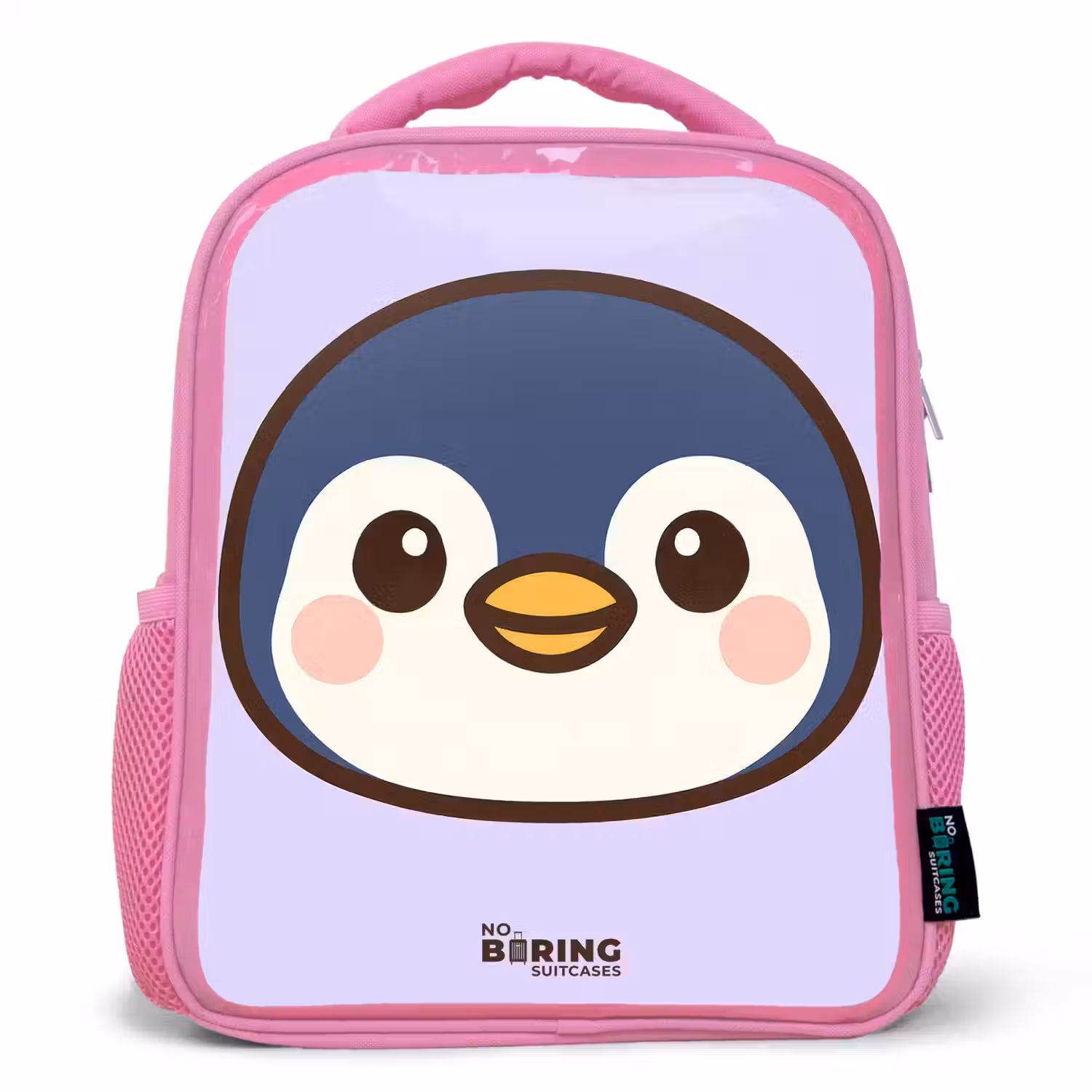 Pinguïn Kinderrugzak - Roze middel -3d
