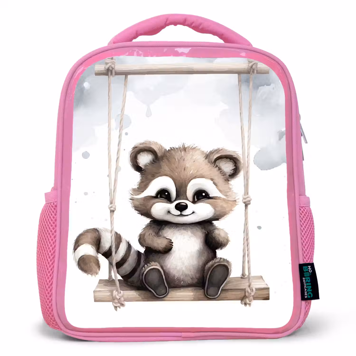 Wasbeer - Dier - Kinderen Kinderrugzak - Roze middel -3d