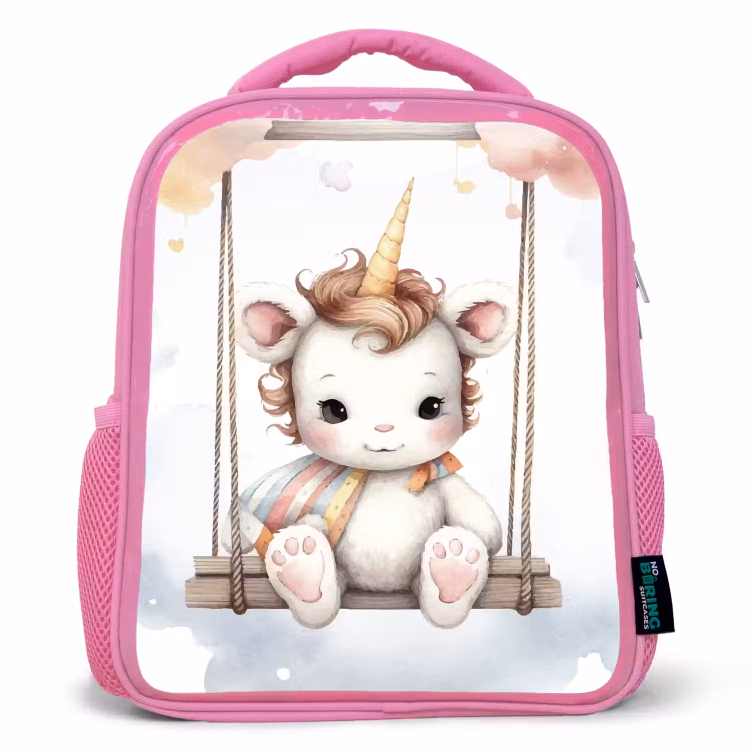 Eenhoorn - Dier - Kinderen - Unicorn Kinderrugzak - Roze middel -3d