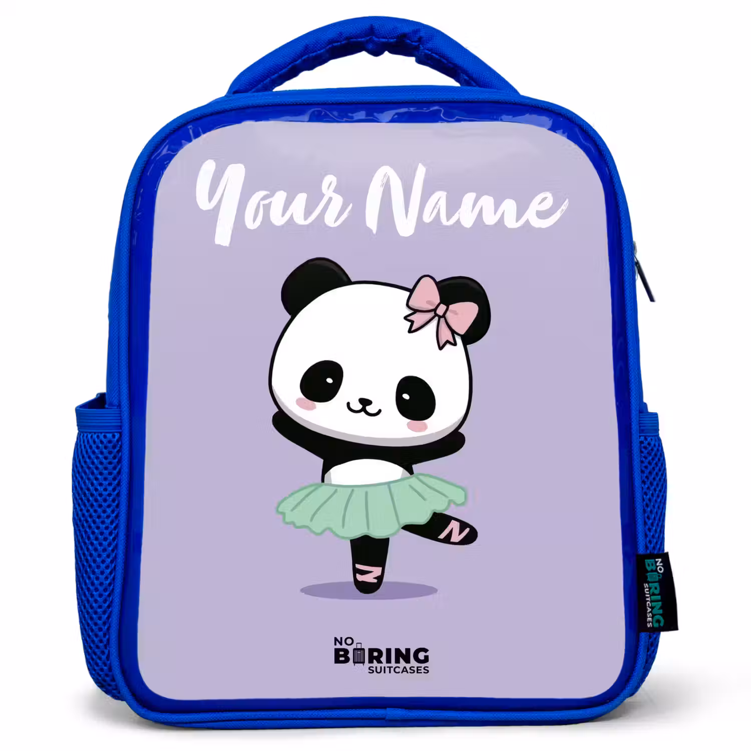 Kawai - Ballet - Panda Kinderrugzak - Blauw middel -3d