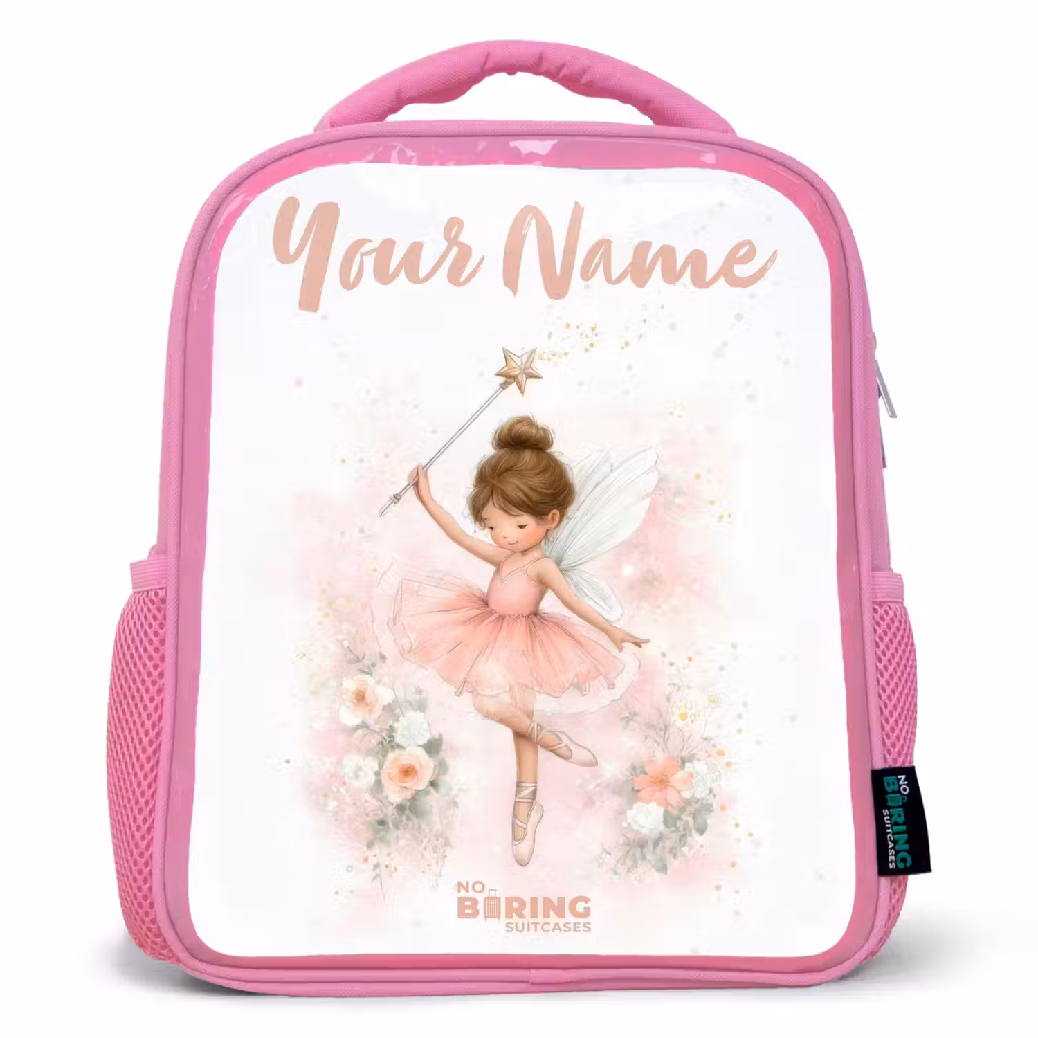 Ballerina fee in roze Kinderrugzak - Roze middel -3d