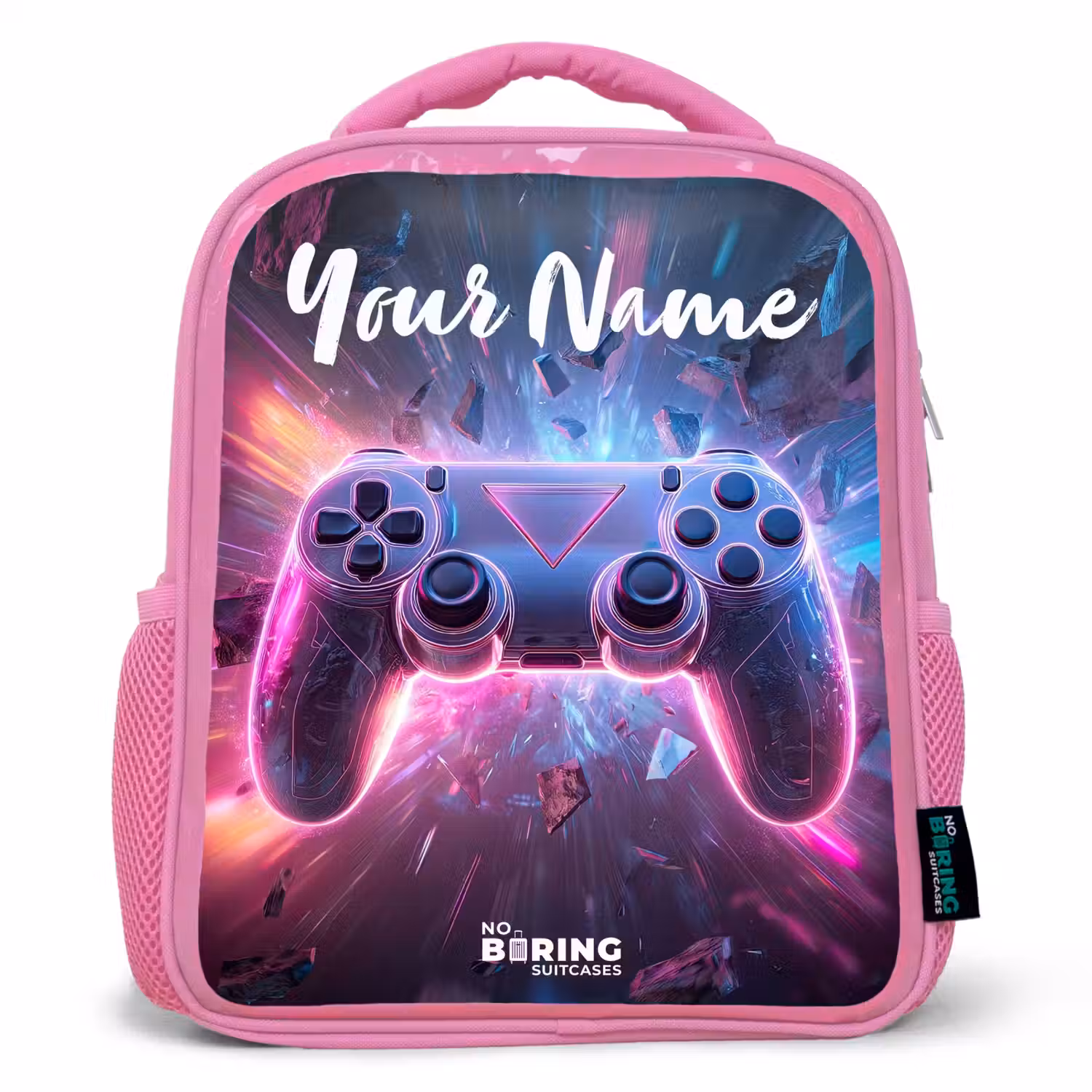 Controller - Neon - Game Kinderrugzak - Roze middel -3d