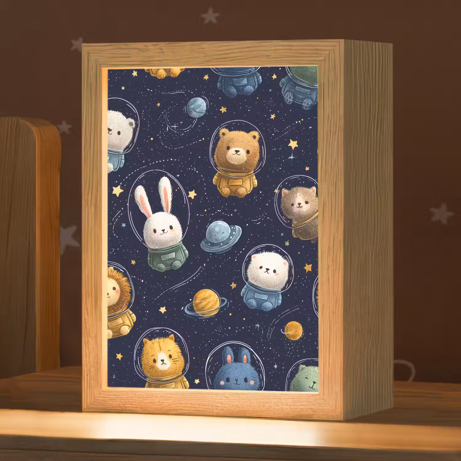 Dieren - Sterrenhemel - Ruimte Light Box met kabel klein -zzz_3d_website