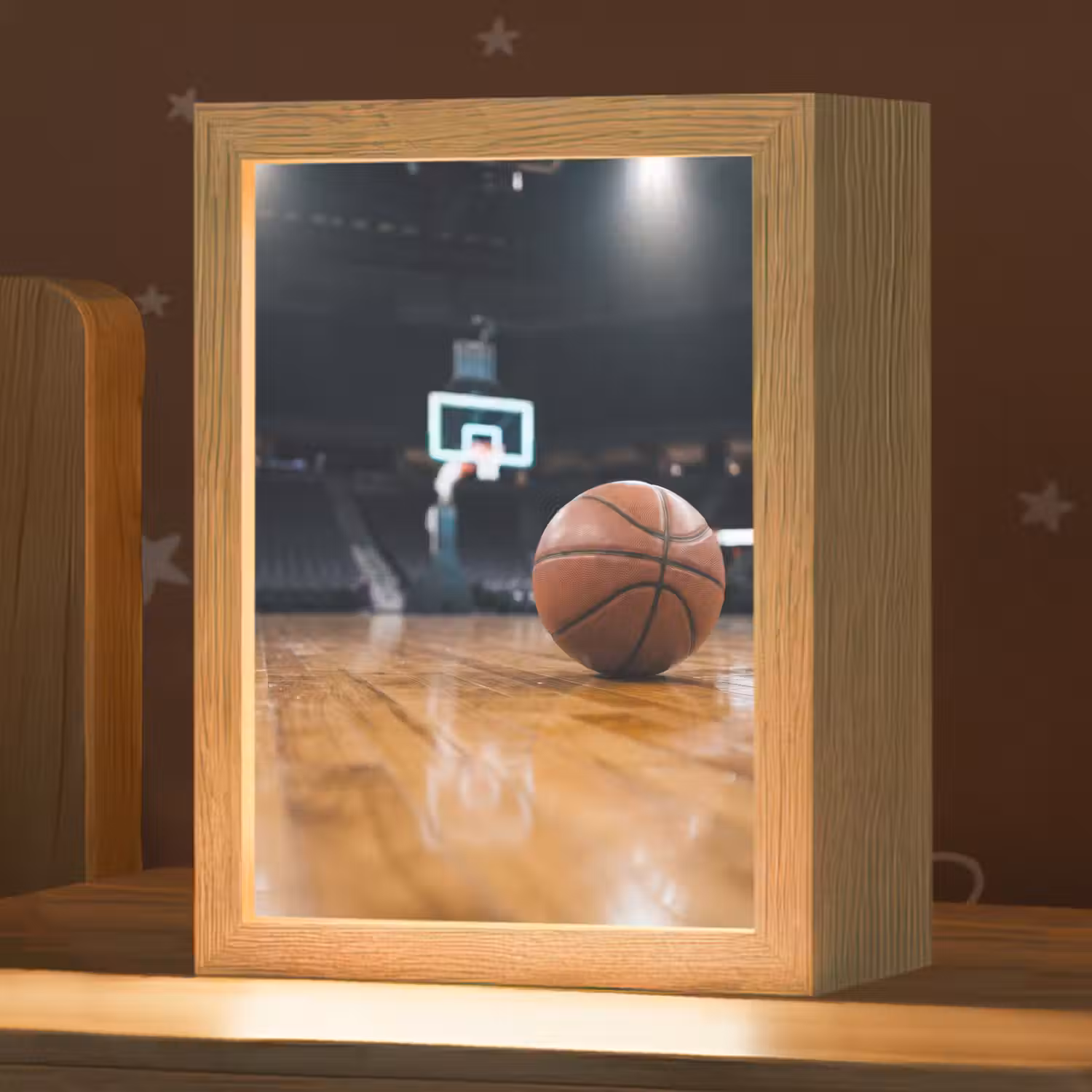 Basketbal - Arena - Sport Light Box met kabel (Kinderlampje) klein -zzz_3d_website