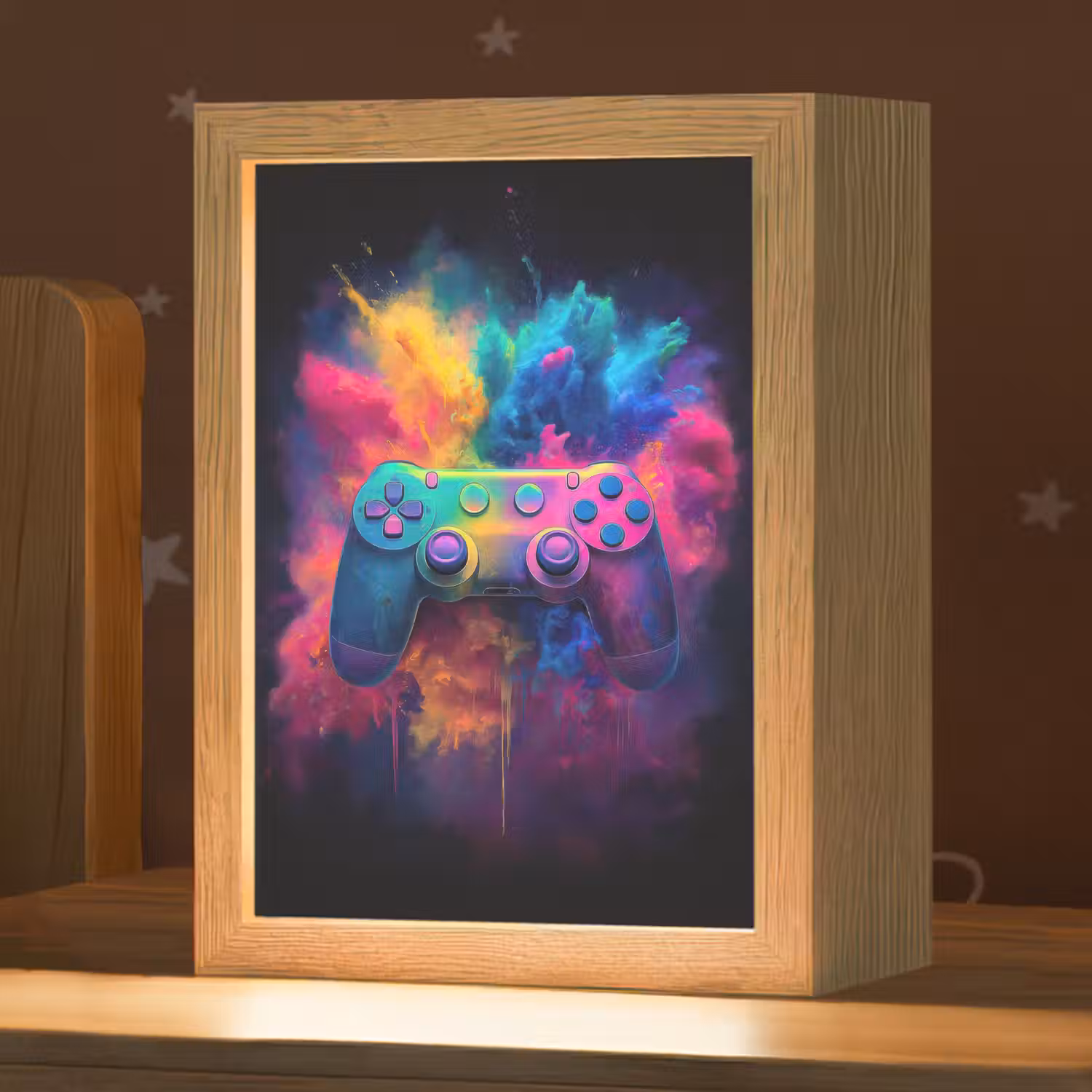Controller - Neon - Explosie - Kleurrijk Light Box met kabel klein -zzz_3d_website