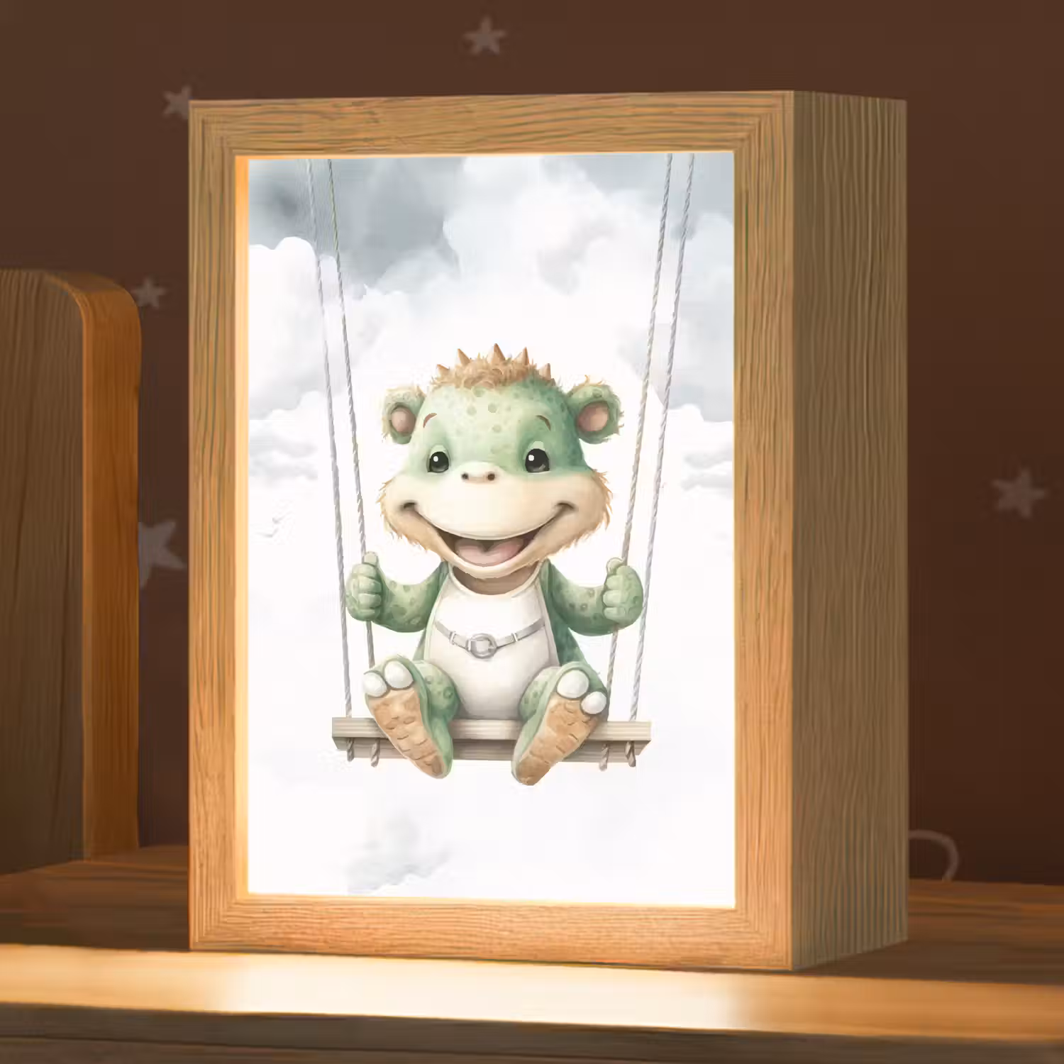 Draak - Baby dier - Kinderen Light Box met kabel klein -zzz_3d_website
