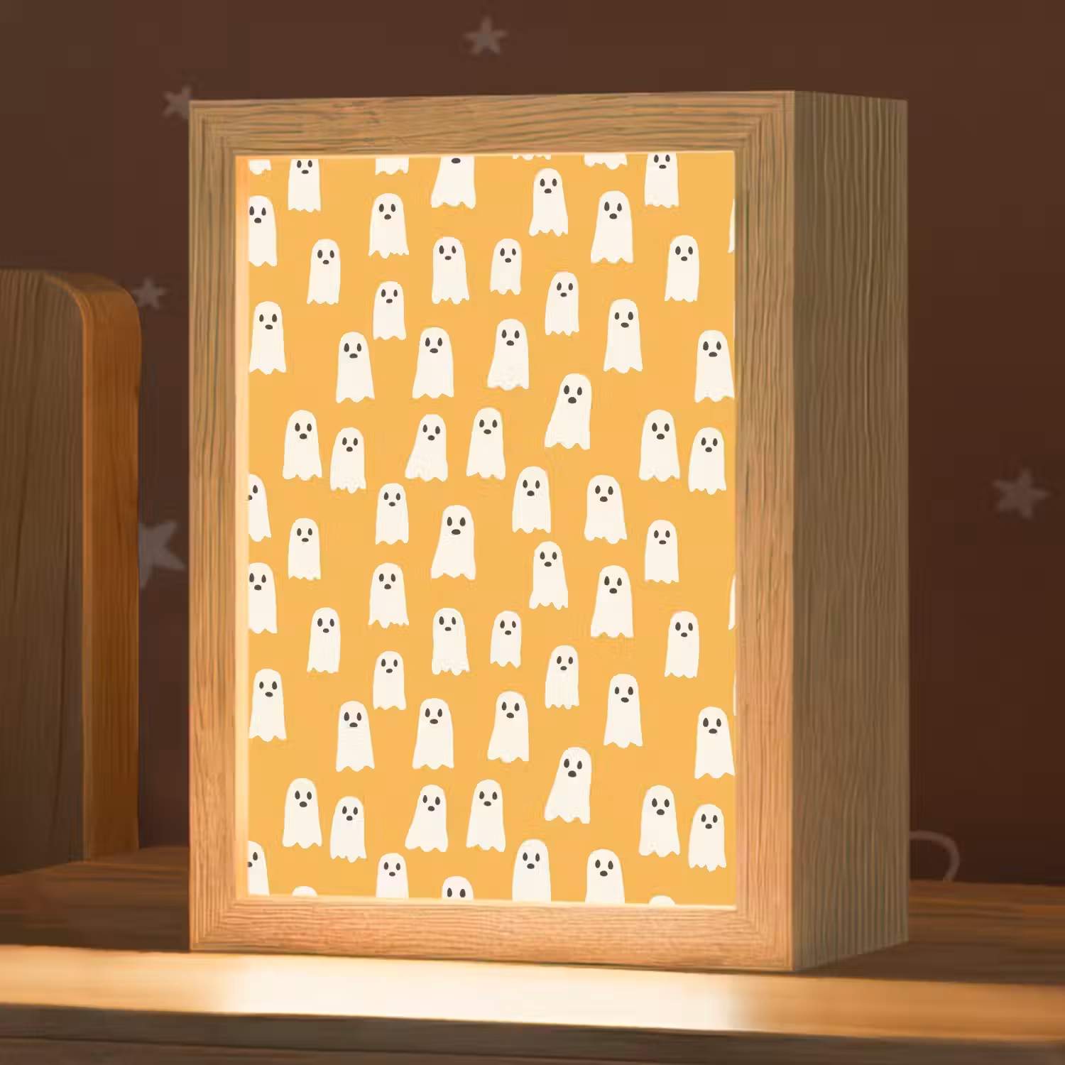 Halloween - Spookjes - Oker Light Box met kabel (Kinderlampje) klein 904 -zzz_3d_website