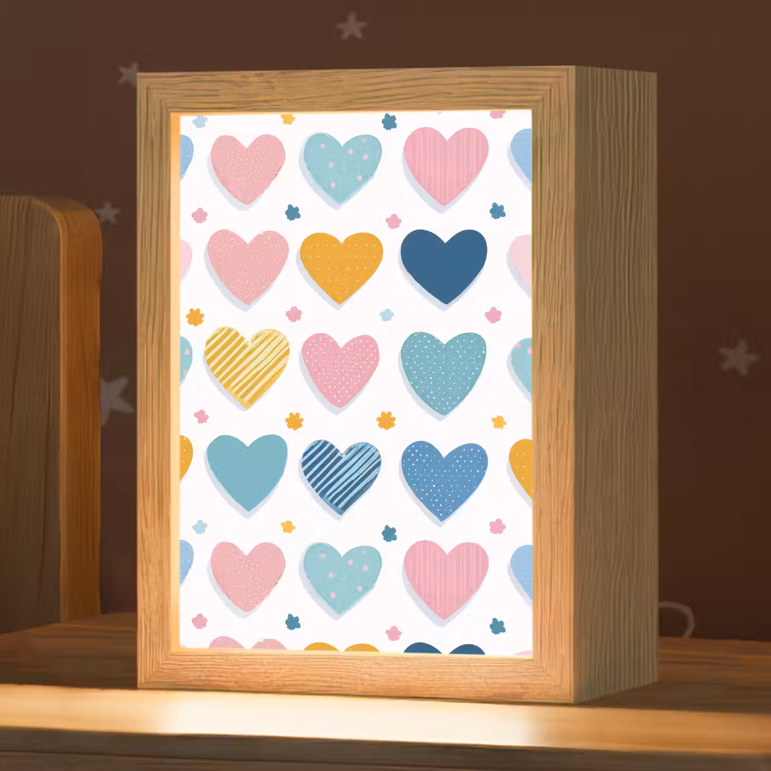 Hartjes - Pastel - Patroon Light Box met kabel klein -zzz_3d_website