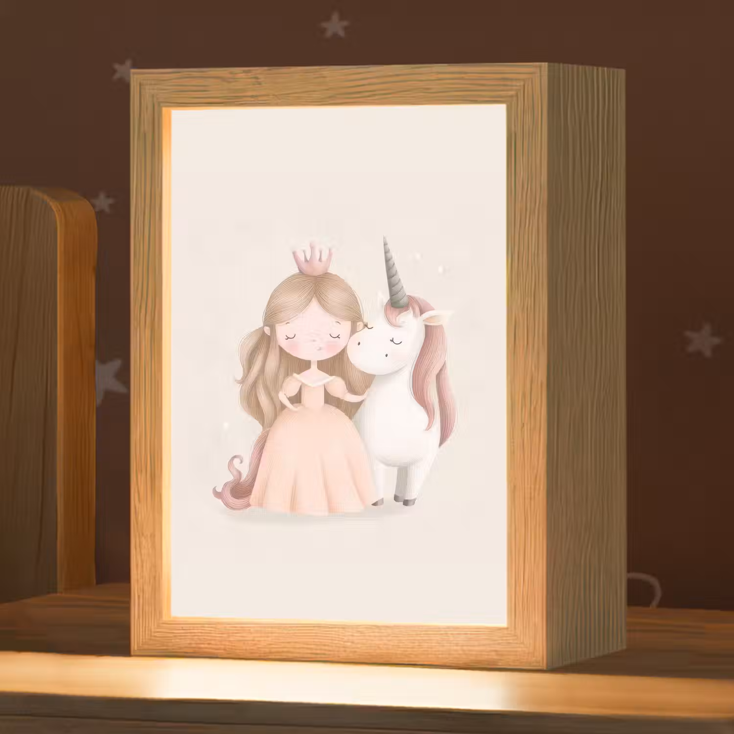 Prinses - Eenhoorn - Pastel Light Box met kabel klein -zzz_3d_website