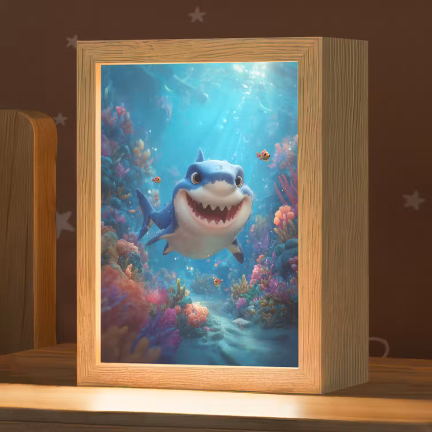 Haai - Onderwaterwereld - Oceaan Light Box met kabel klein -zzz_3d_website