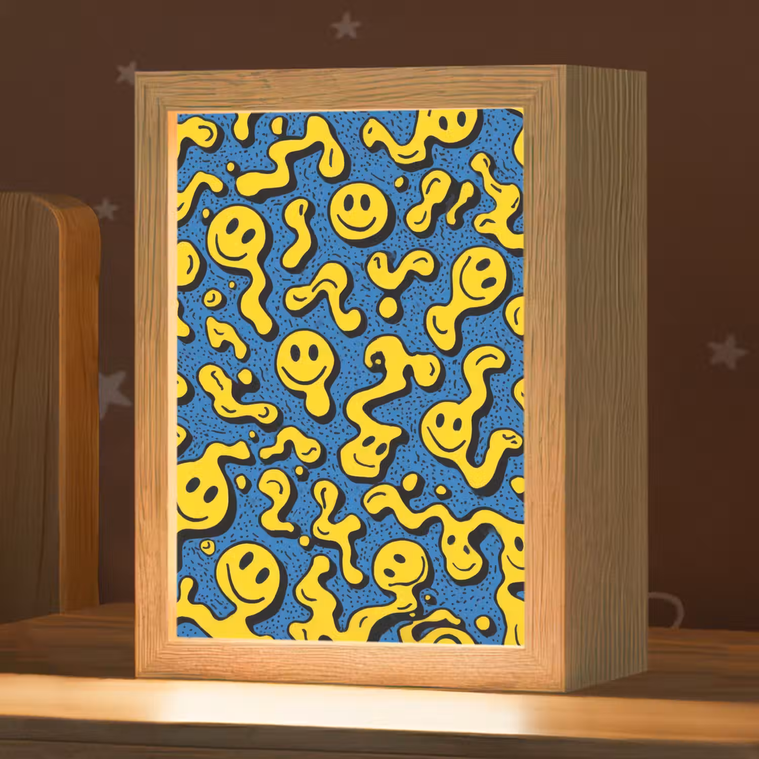 Smileys - Geel - Blauw Light Box met kabel klein -zzz_3d_website