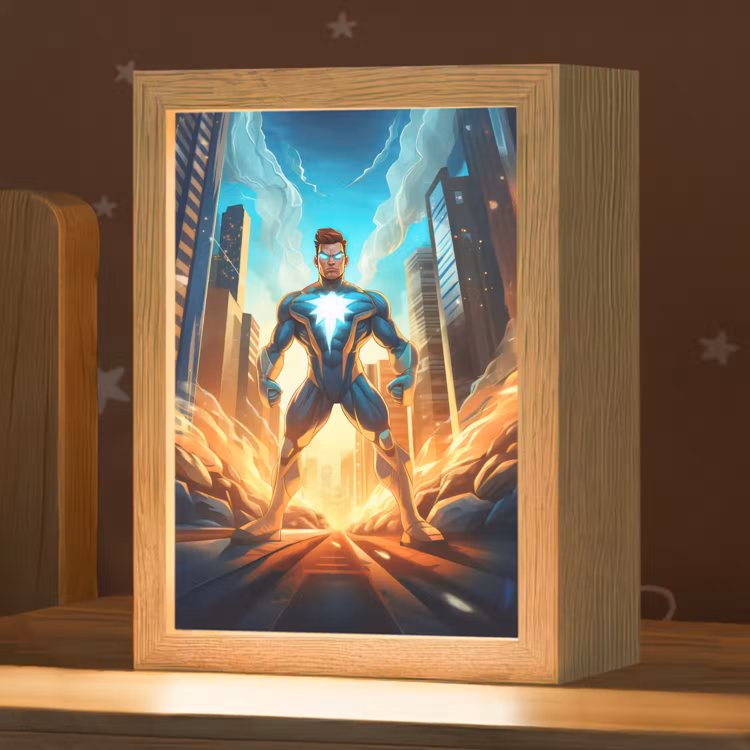 Superhelden - Kinderen - Jongens Light Box met kabel klein -zzz_3d_website