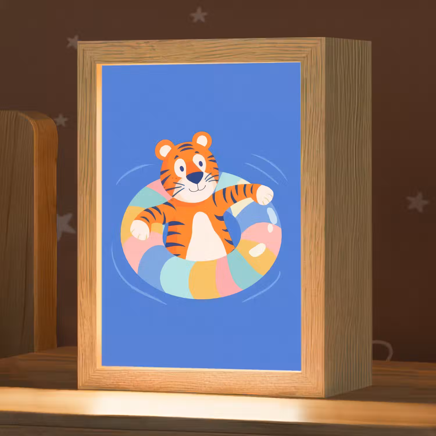 Tijger - Zwemband - Water Light Box met kabel klein -zzz_3d_website