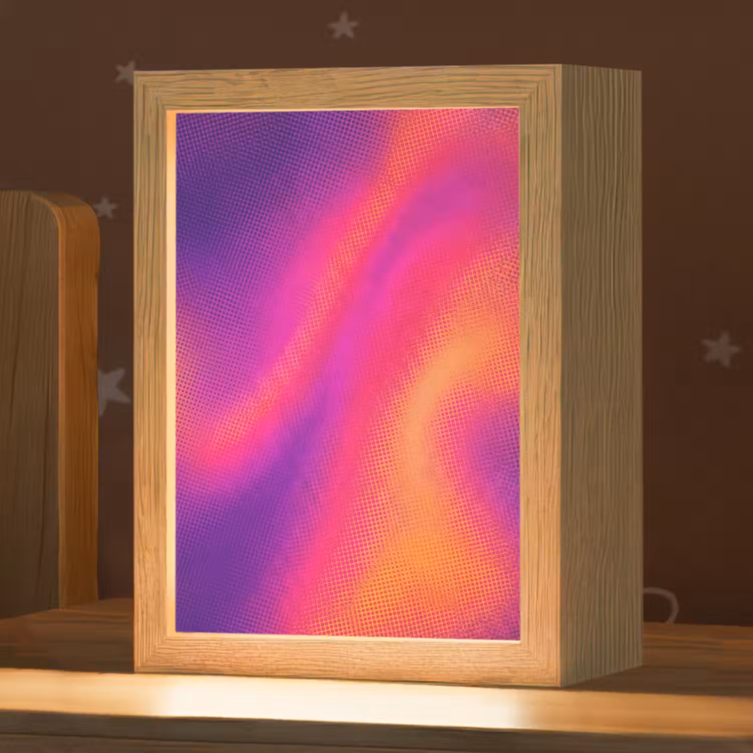 Abstract - Patroon - Kleurverloop Light Box met kabel (Kinderlampje) klein -zzz_3d_website