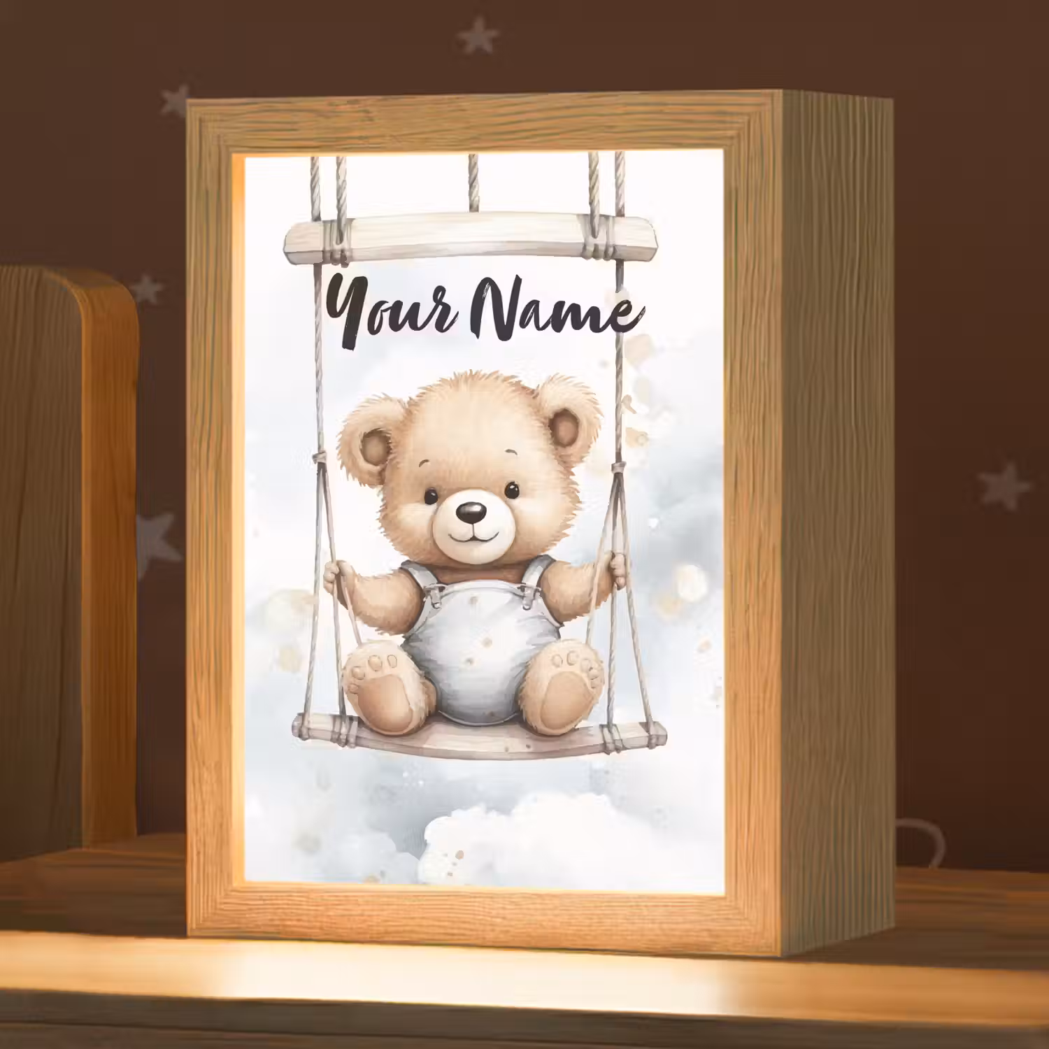 Beer - Baby - Dier - Kinderen Light Box met kabel (Kinderlampje) klein -zzz_3d_website