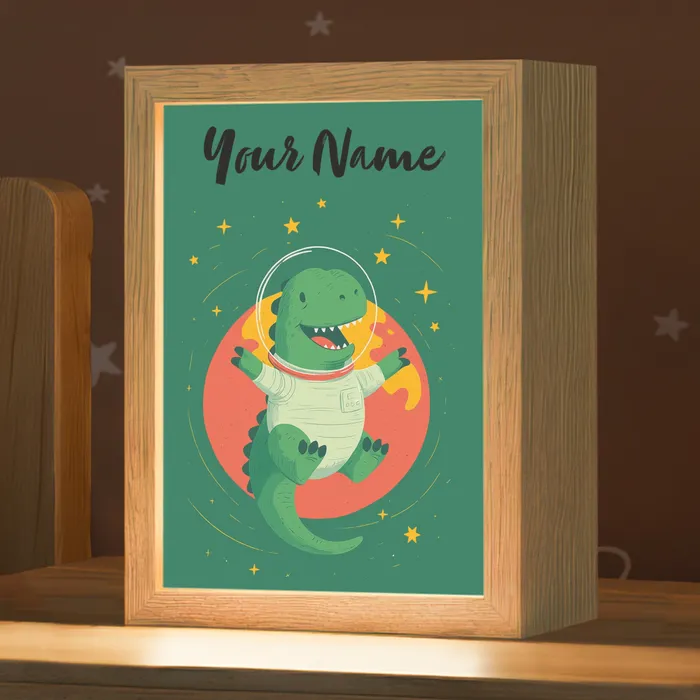 Dino - Groen - Planeet Light Box met kabel (Kinderlampje) klein -zzz_3d_website