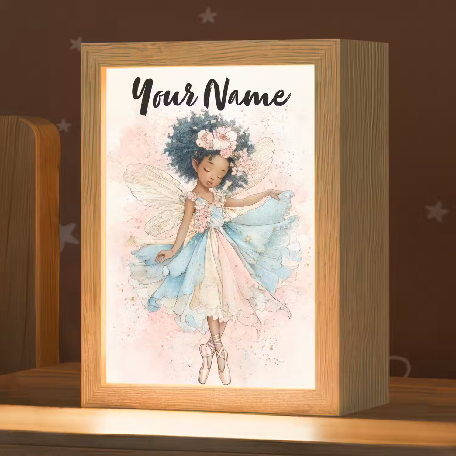 Fee - Pastel - Magie Light Box met kabel (Kinderlampje) klein -zzz_3d_website