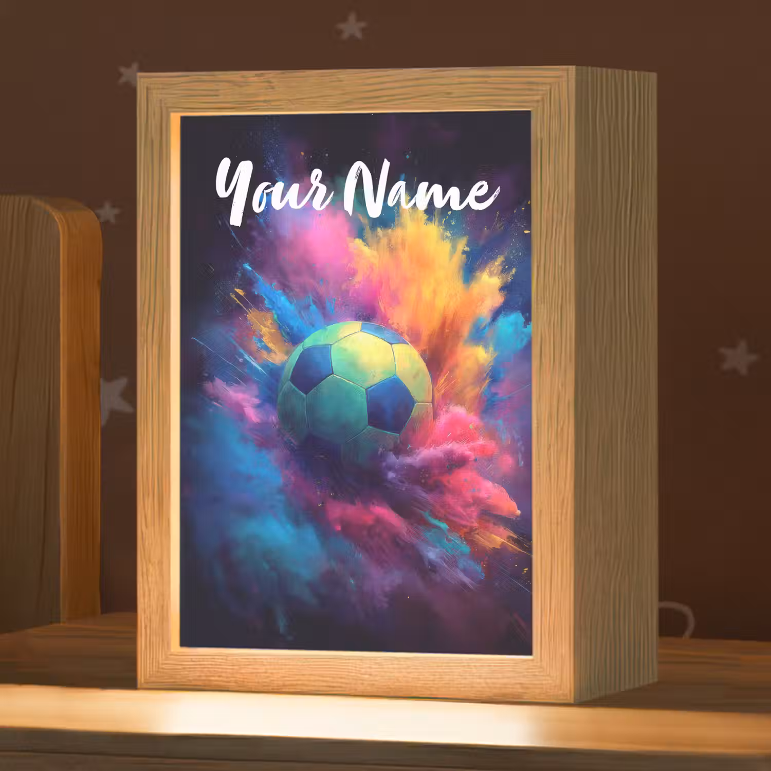 Neon - Bal - Kleurrijk Light Box met kabel (Kinderlampje) klein -zzz_3d_website
