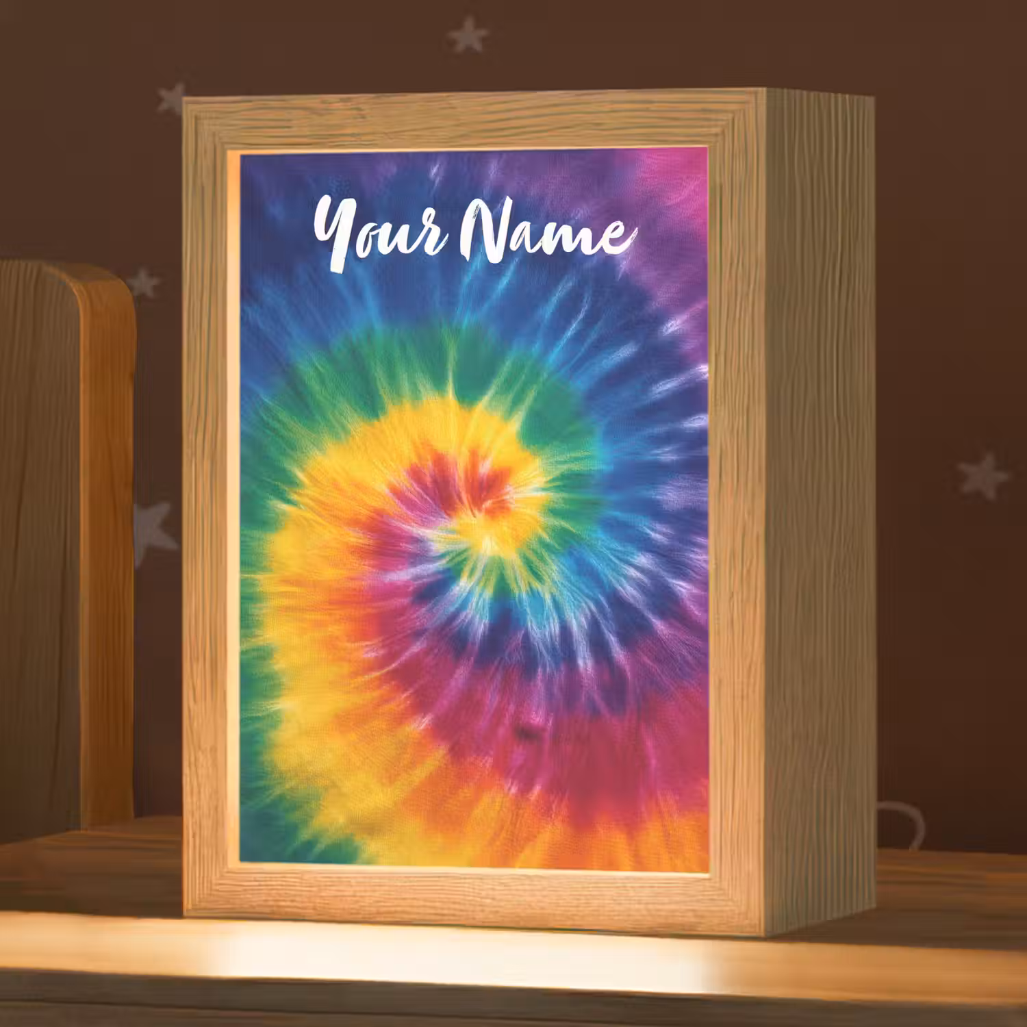 Spiraal - Regenboog - Kleurrijk Light Box met kabel (Kinderlampje) klein -zzz_3d_website