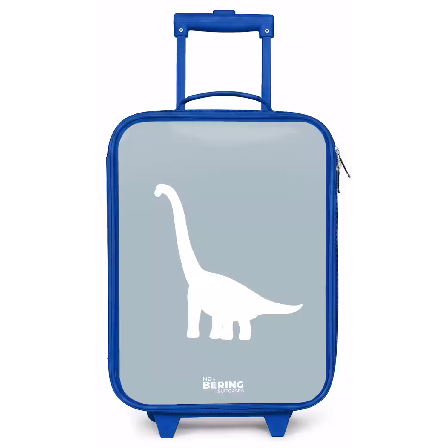 Blauw met Brachiosaurus dino Kinderkoffer - Blauw klein -zz3dotto
