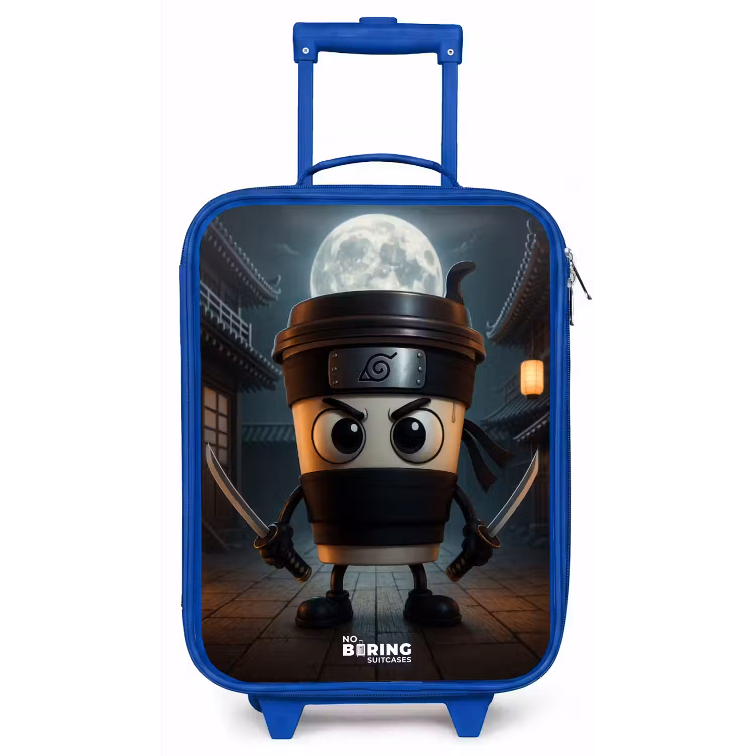 Capuchino Assassino Kinderkoffer - Blauw klein -zz3dotto