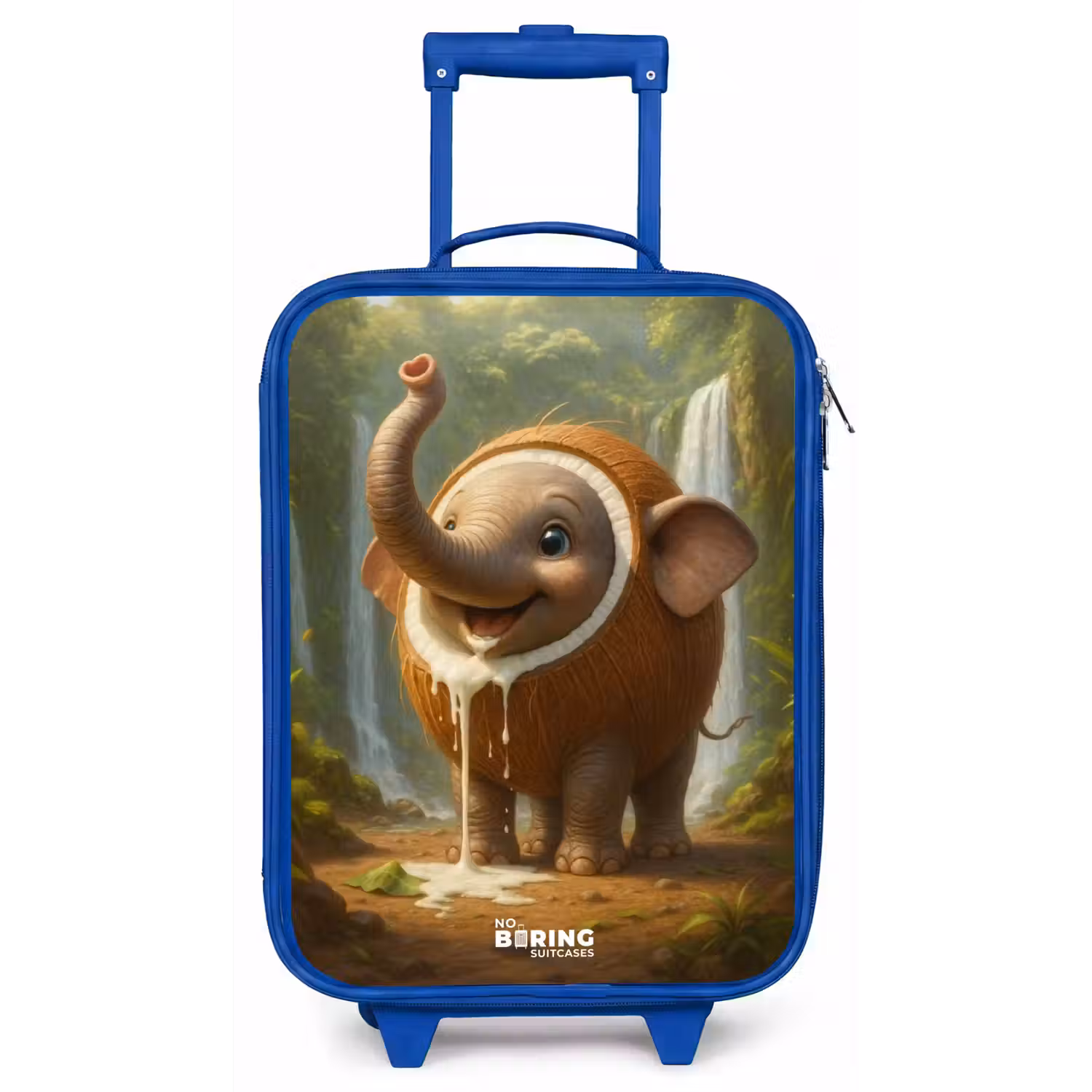 Coconote Elephante Kinderkoffer - Blauw klein -zz3dotto