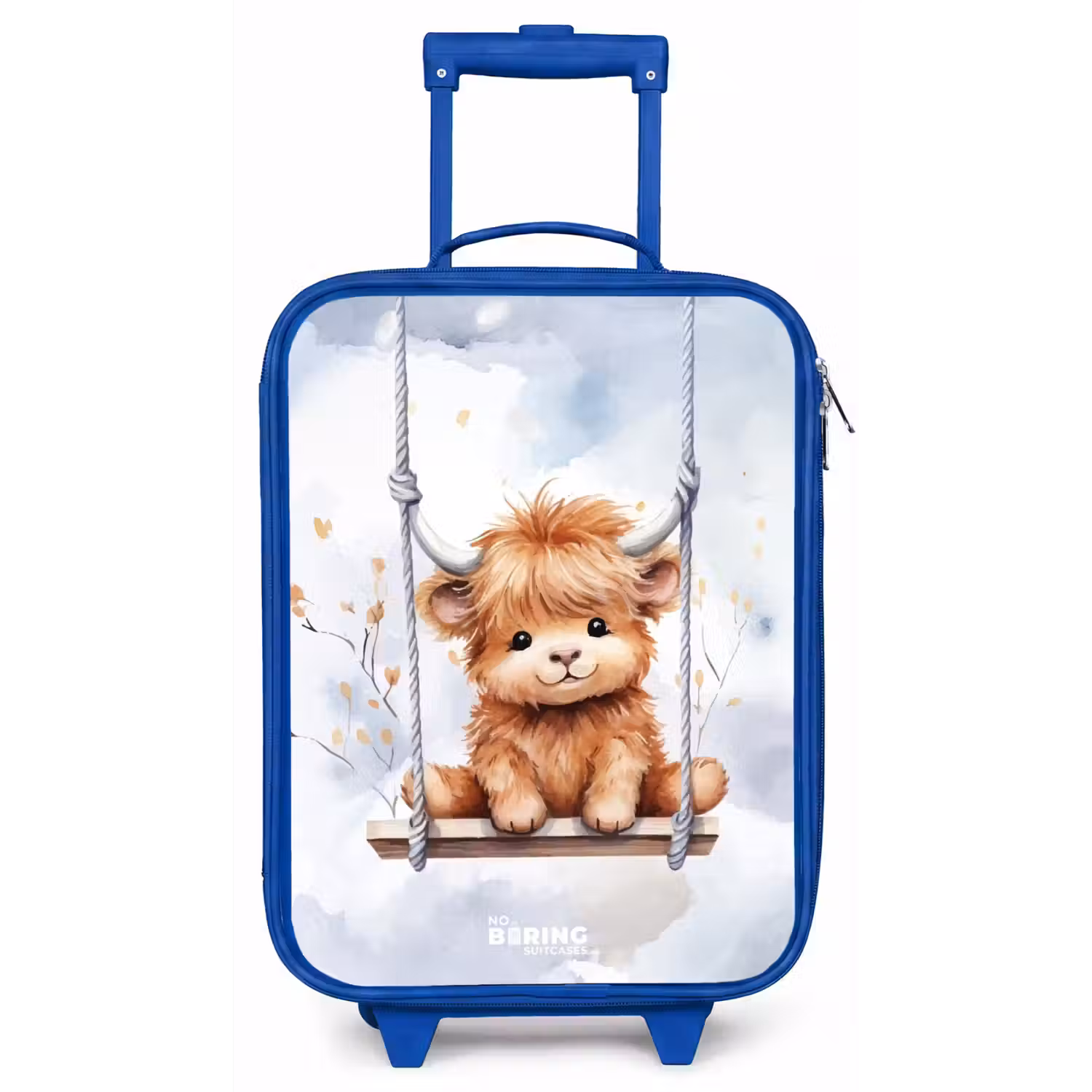 Hennie hooglander Kinderkoffer - Blauw klein -zz3dotto
