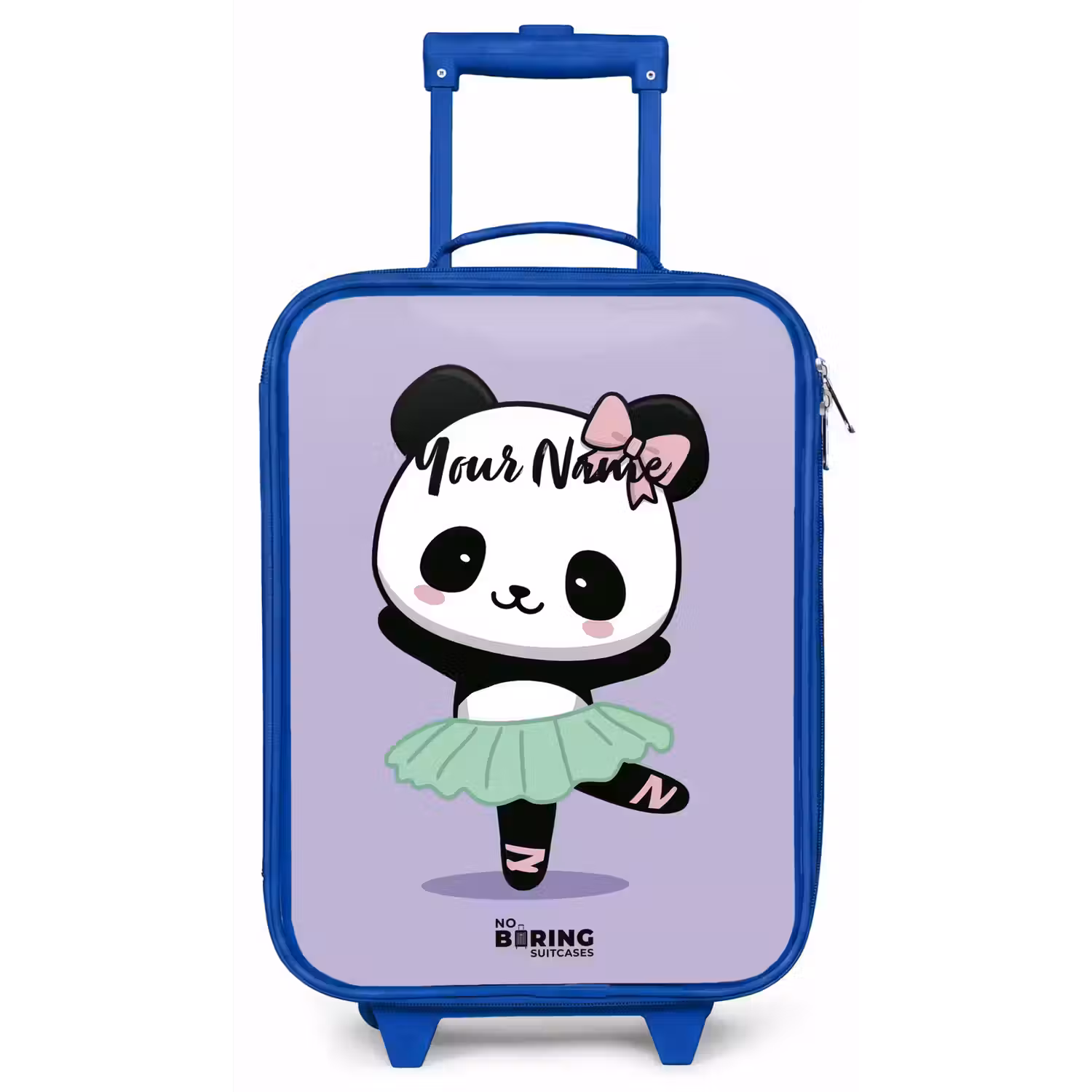 Kawai - Ballet - Panda Kinderkoffer - Blauw klein -zz3dotto