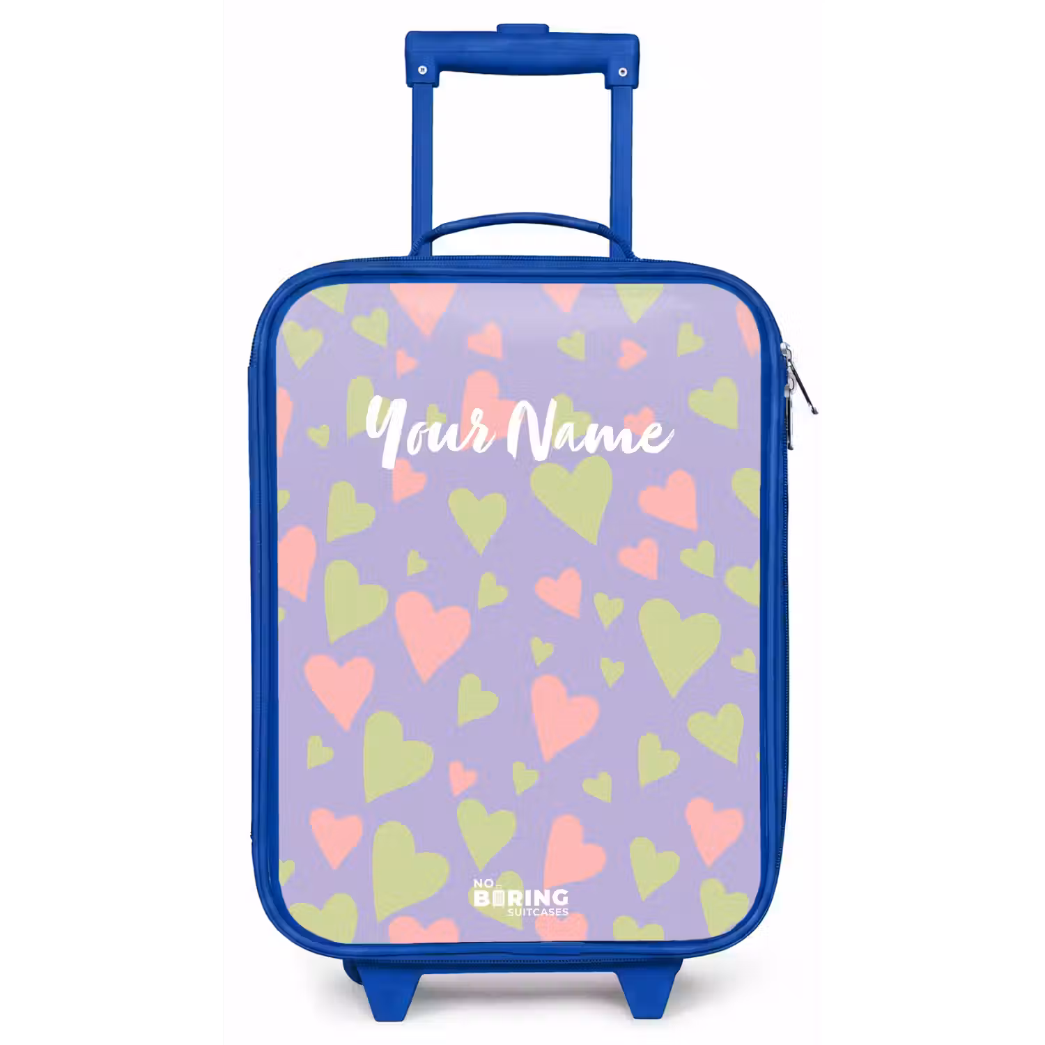 Lovely lila Kinderkoffer - Blauw klein -zz3dotto