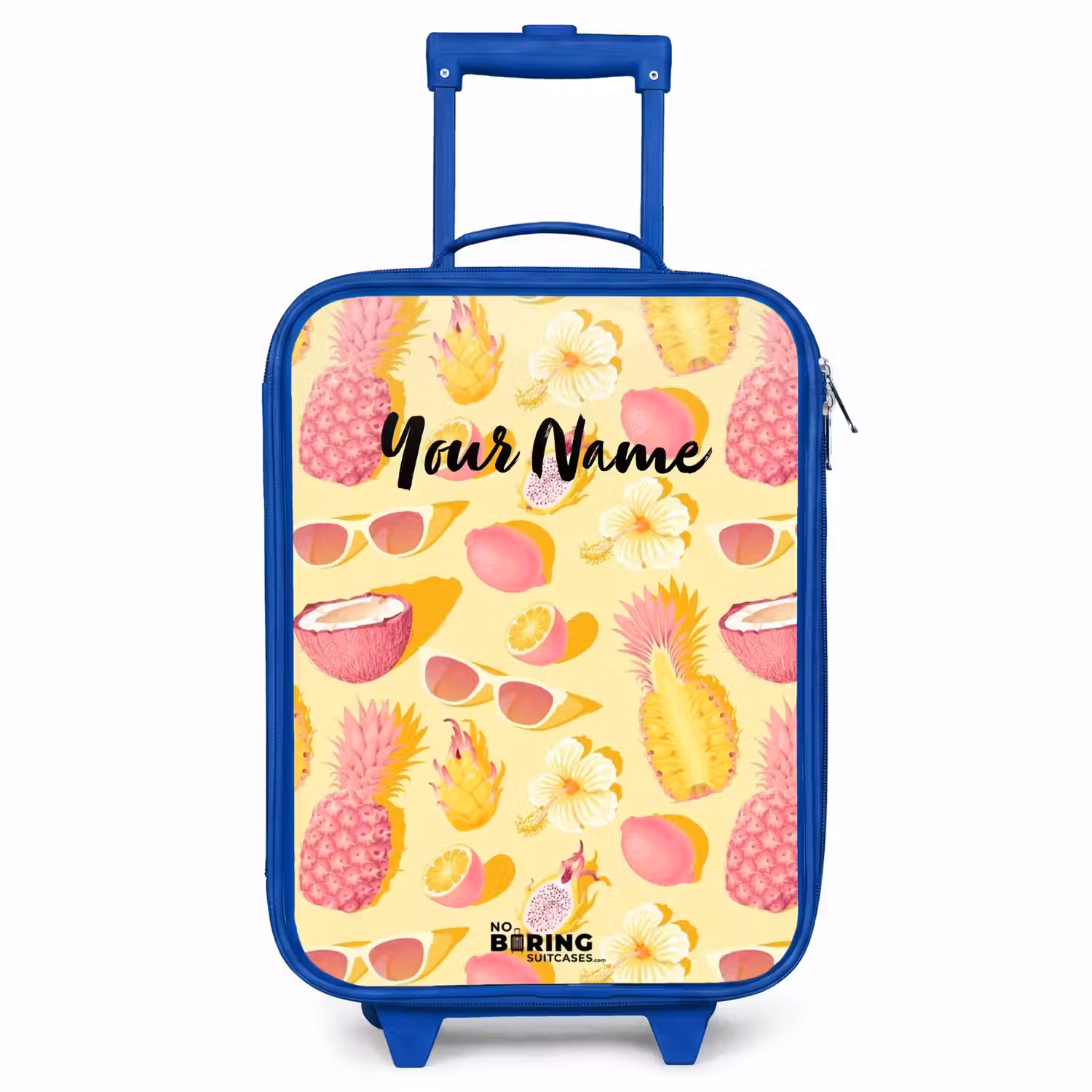 Pina colada Kinderkoffer - Blauw klein -3d