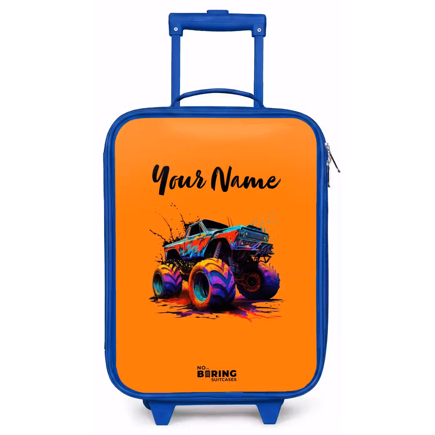 Rainbow Wheels Kinderkoffer - Blauw klein -zz3dotto