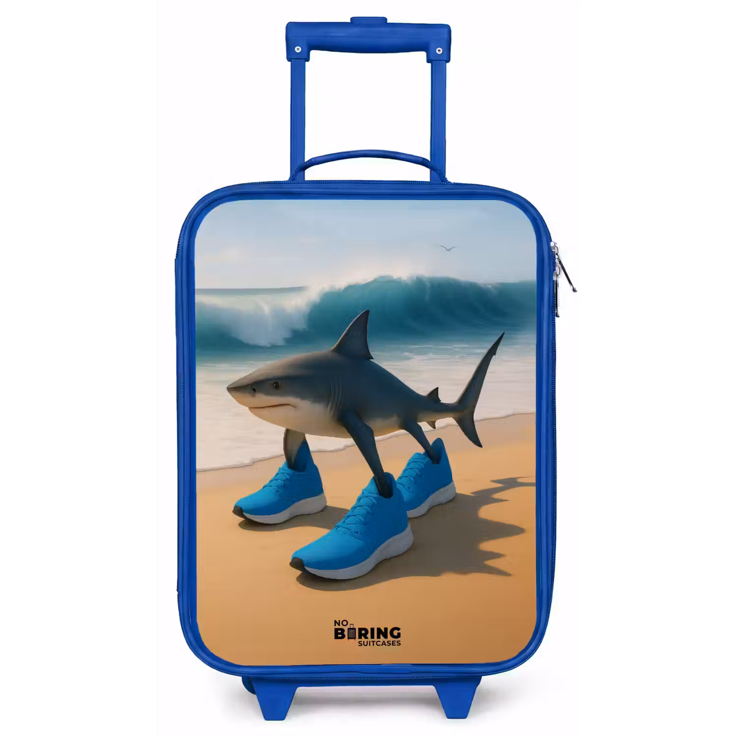 Tralalero tralala Kinderkoffer - Blauw klein -zz3dotto