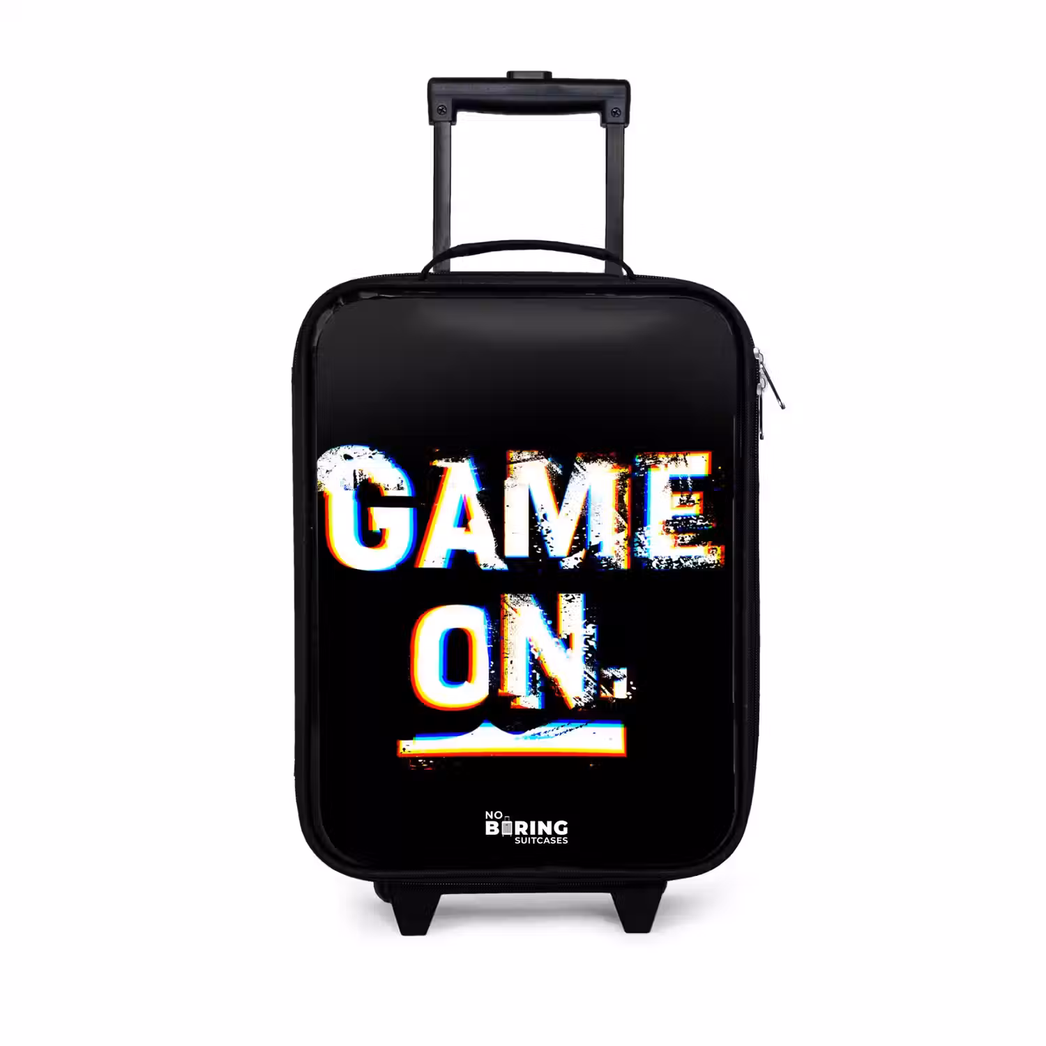 Game on in zwart wit Kinderkoffer - Zwart klein -3d