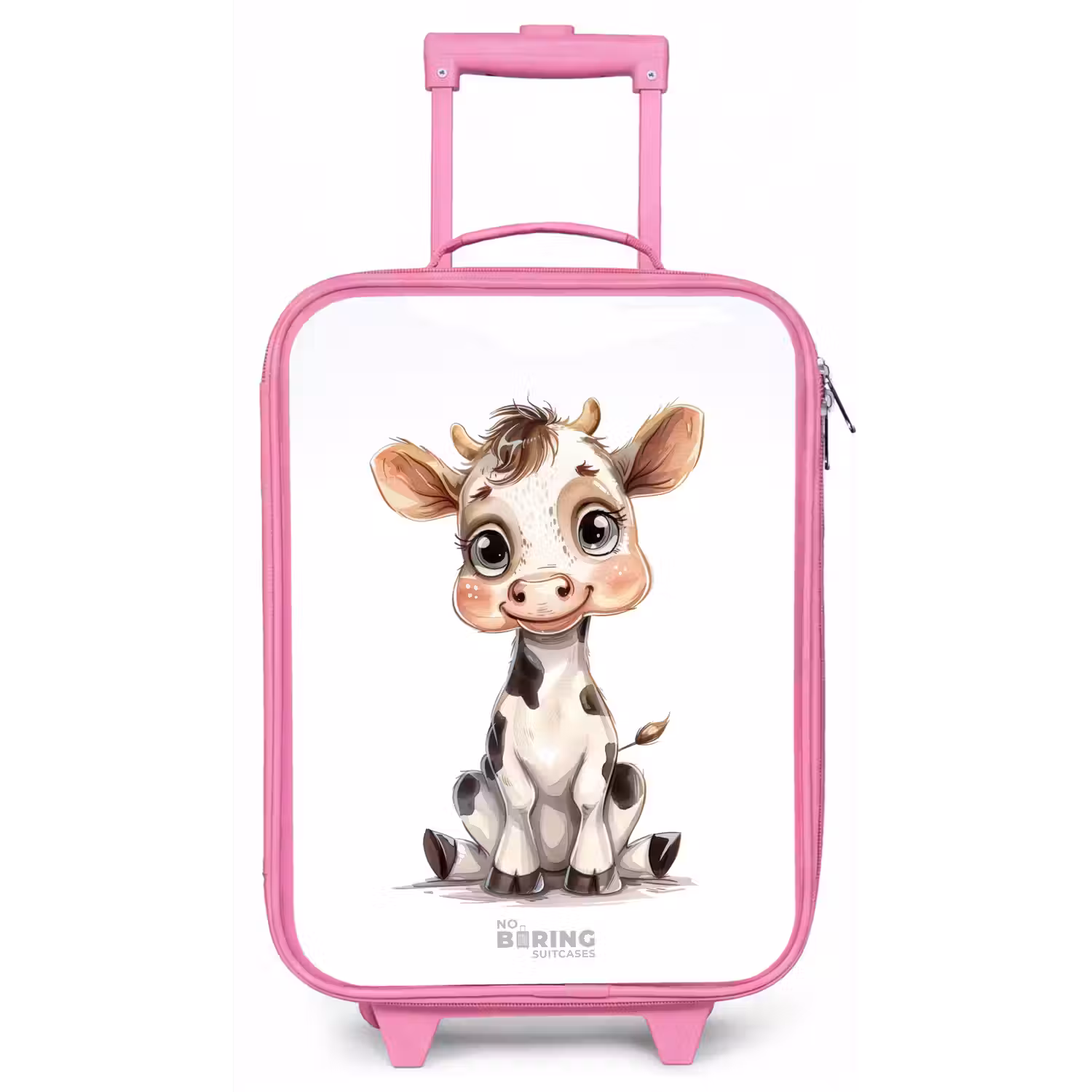 Baby koe Kinderkoffer - Roze klein -zz3dotto