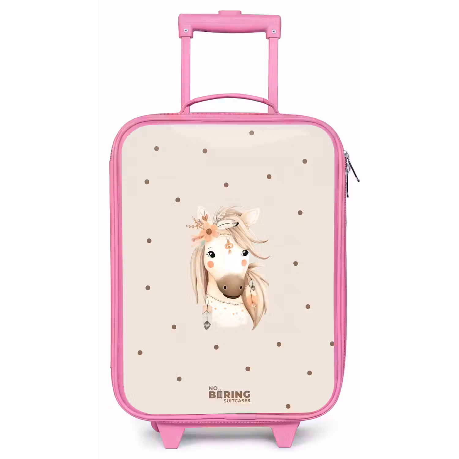 Bohemian paard in pastel kleuren Kinderkoffer - Roze klein -zz3dotto